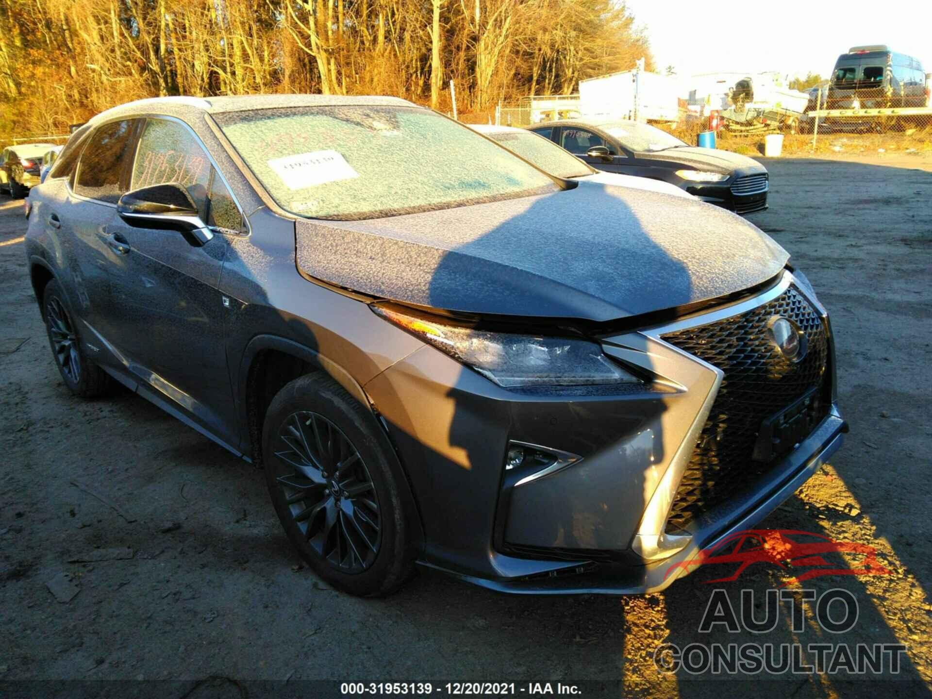 LEXUS RX 2019 - 2T2BGMCA6KC039969