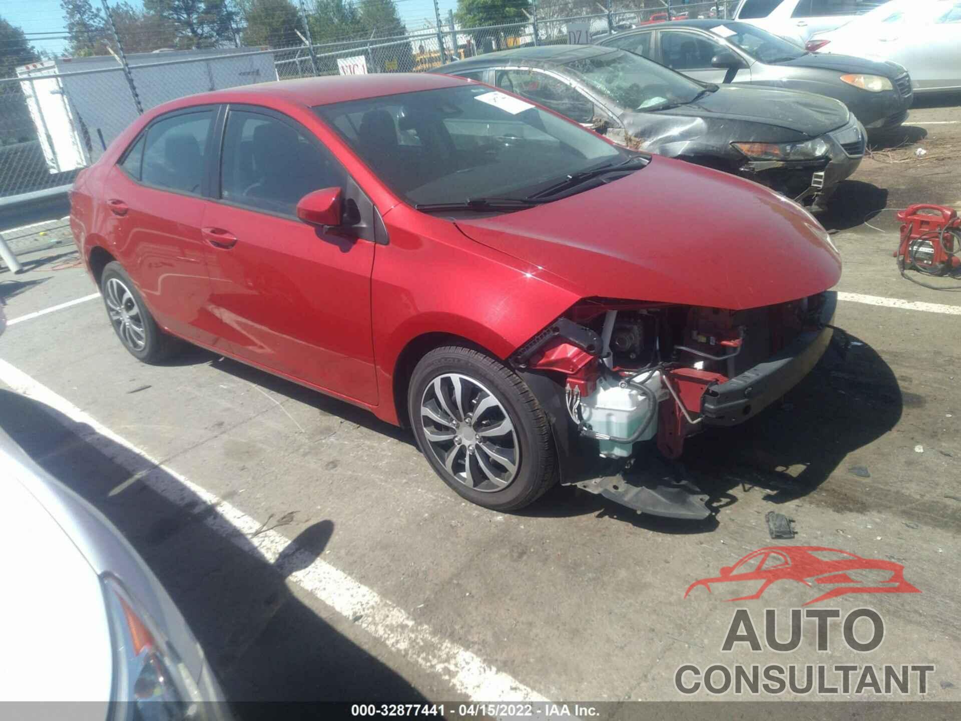 TOYOTA COROLLA 2018 - 2T1BURHEXJC985416