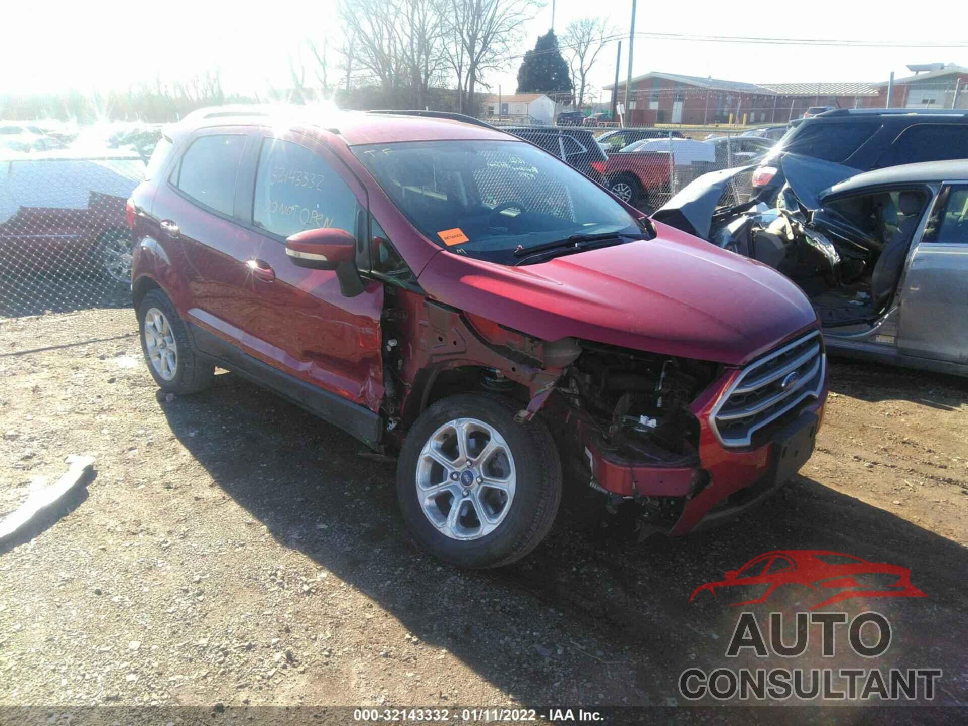 FORD ECOSPORT 2020 - MAJ3S2GE8LC317831