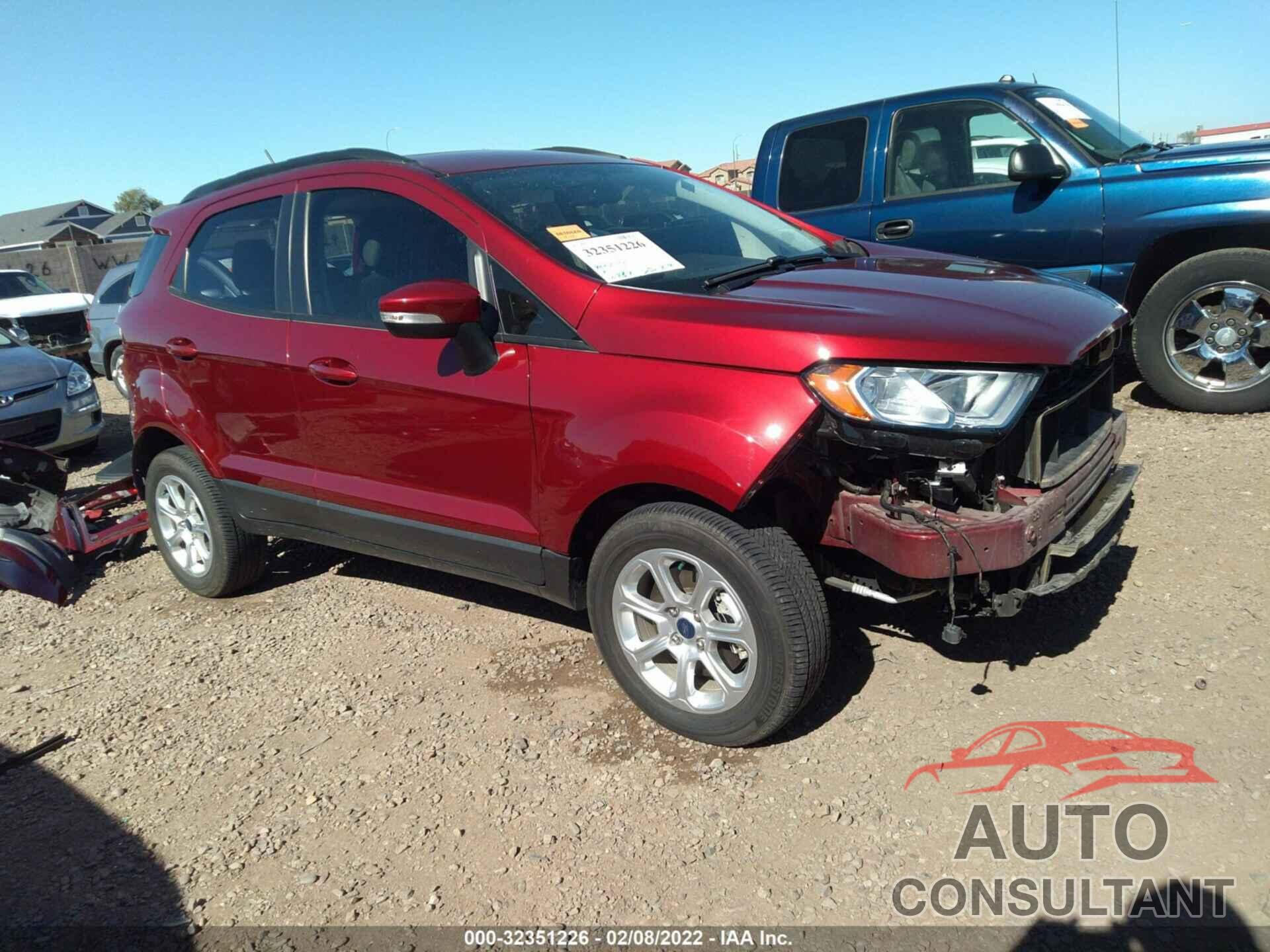 FORD ECOSPORT 2020 - MAJ3S2GE5LC333551