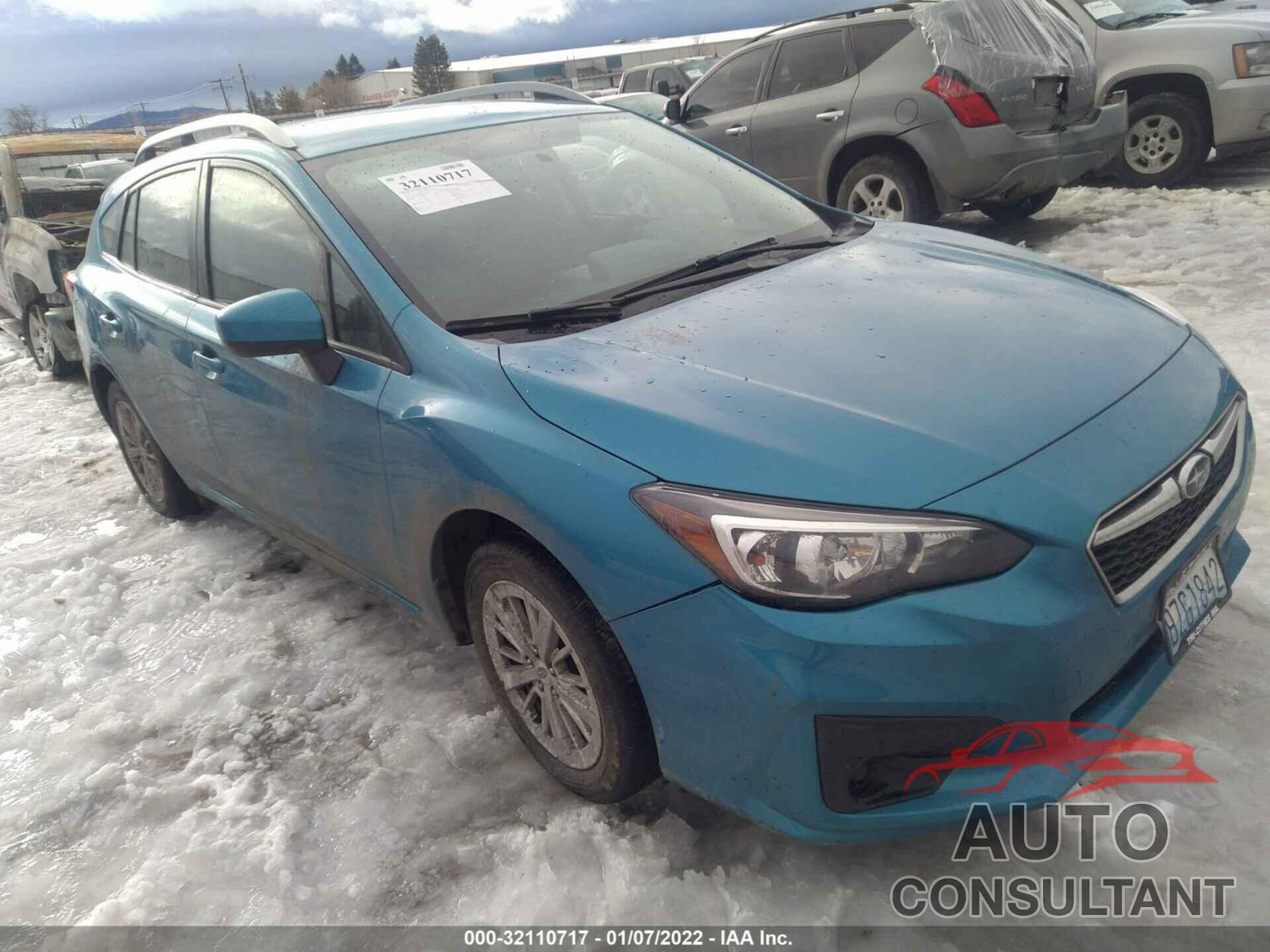 SUBARU IMPREZA 2017 - 4S3GTAB6XH3707677