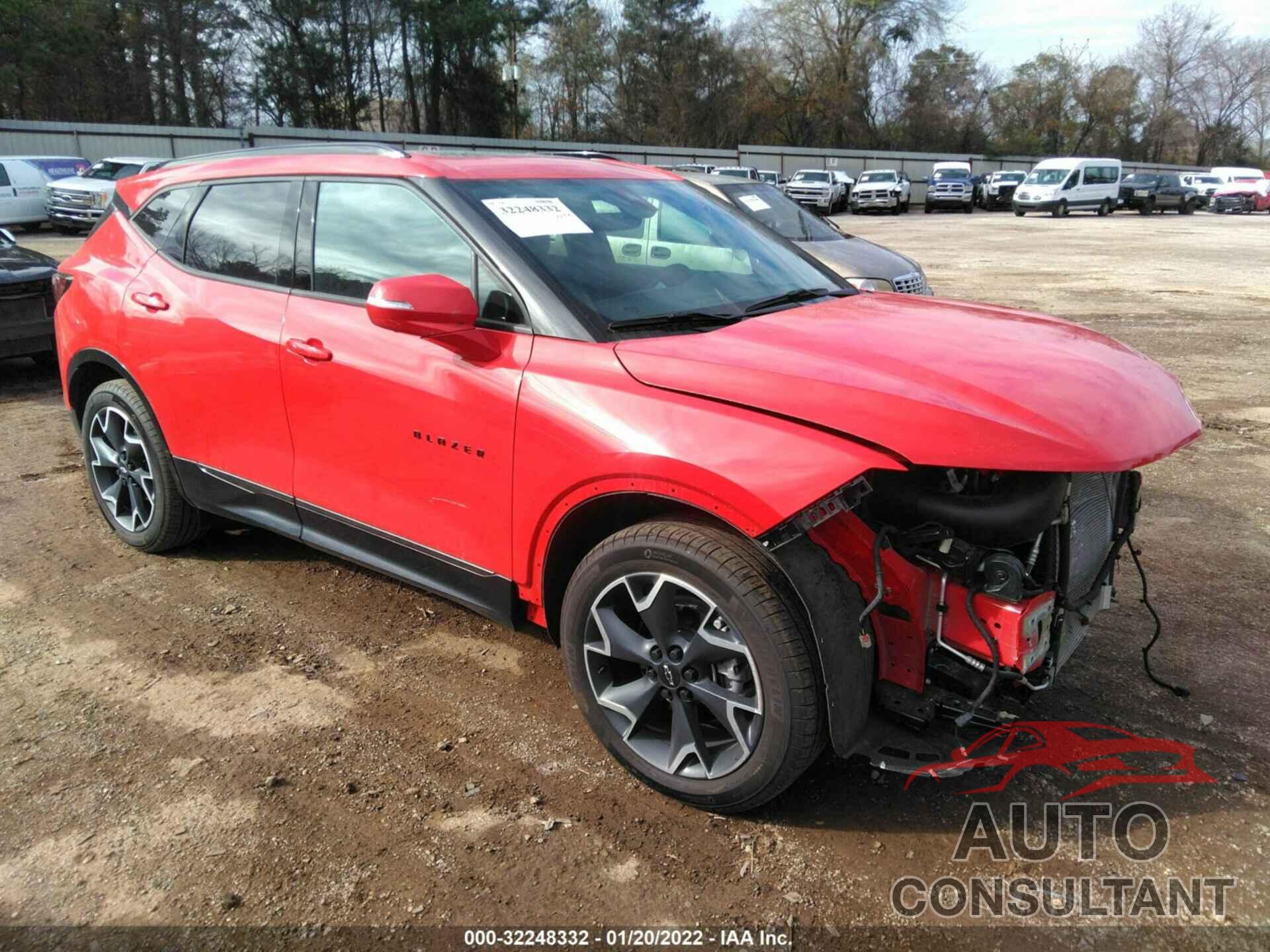 CHEVROLET BLAZER 2021 - 3GNKBERSXMS552194