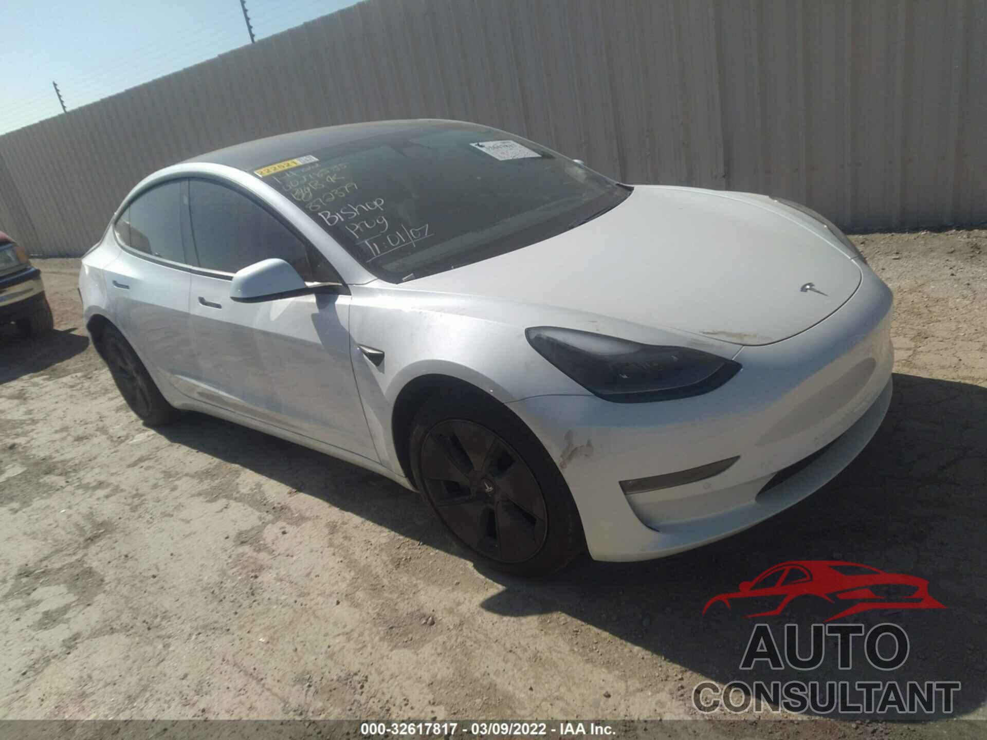 TESLA MODEL 3 2021 - 5YJ3E1EB6MF872379
