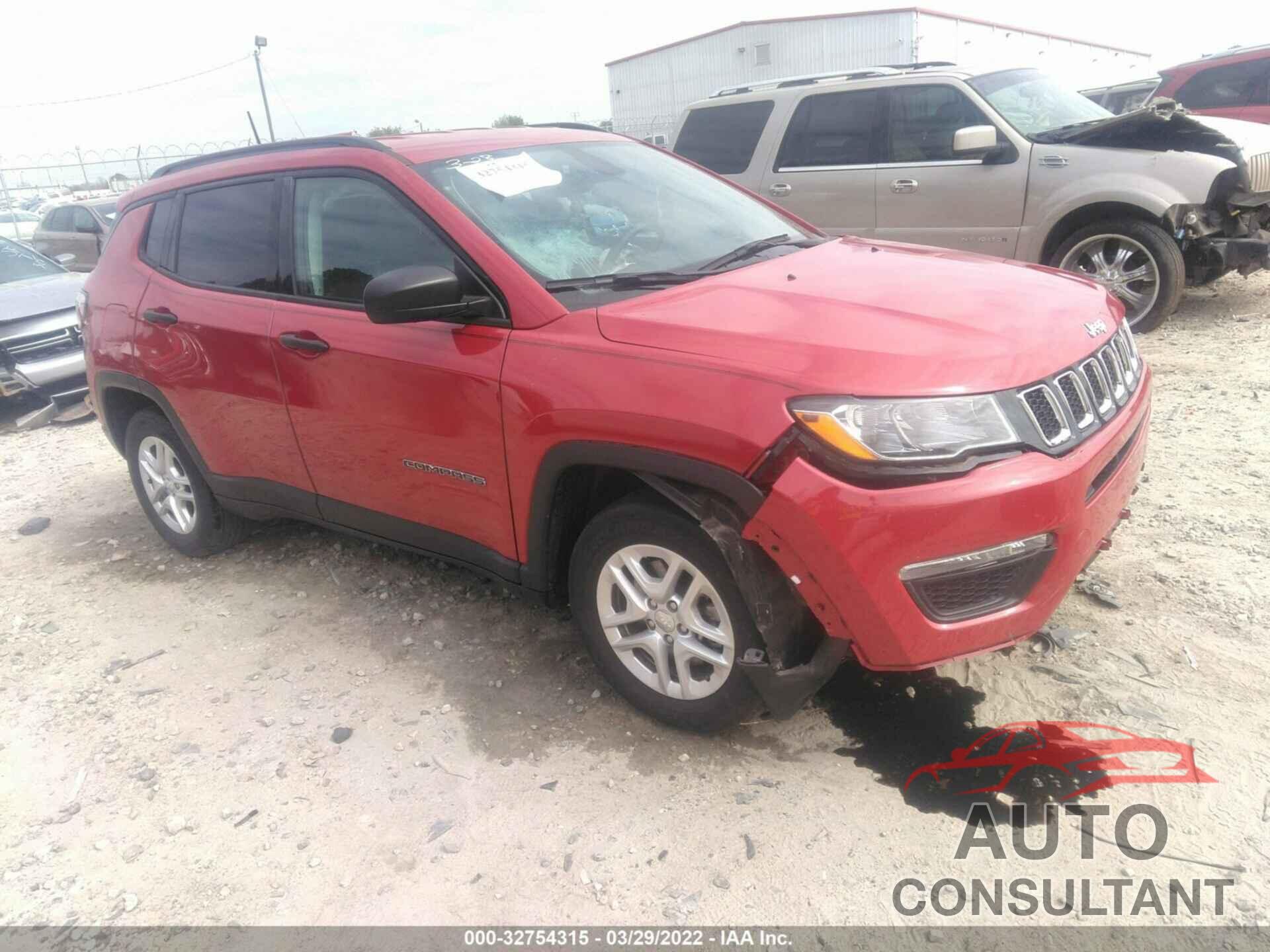 JEEP COMPASS 2018 - 3C4NJCAB8JT272160