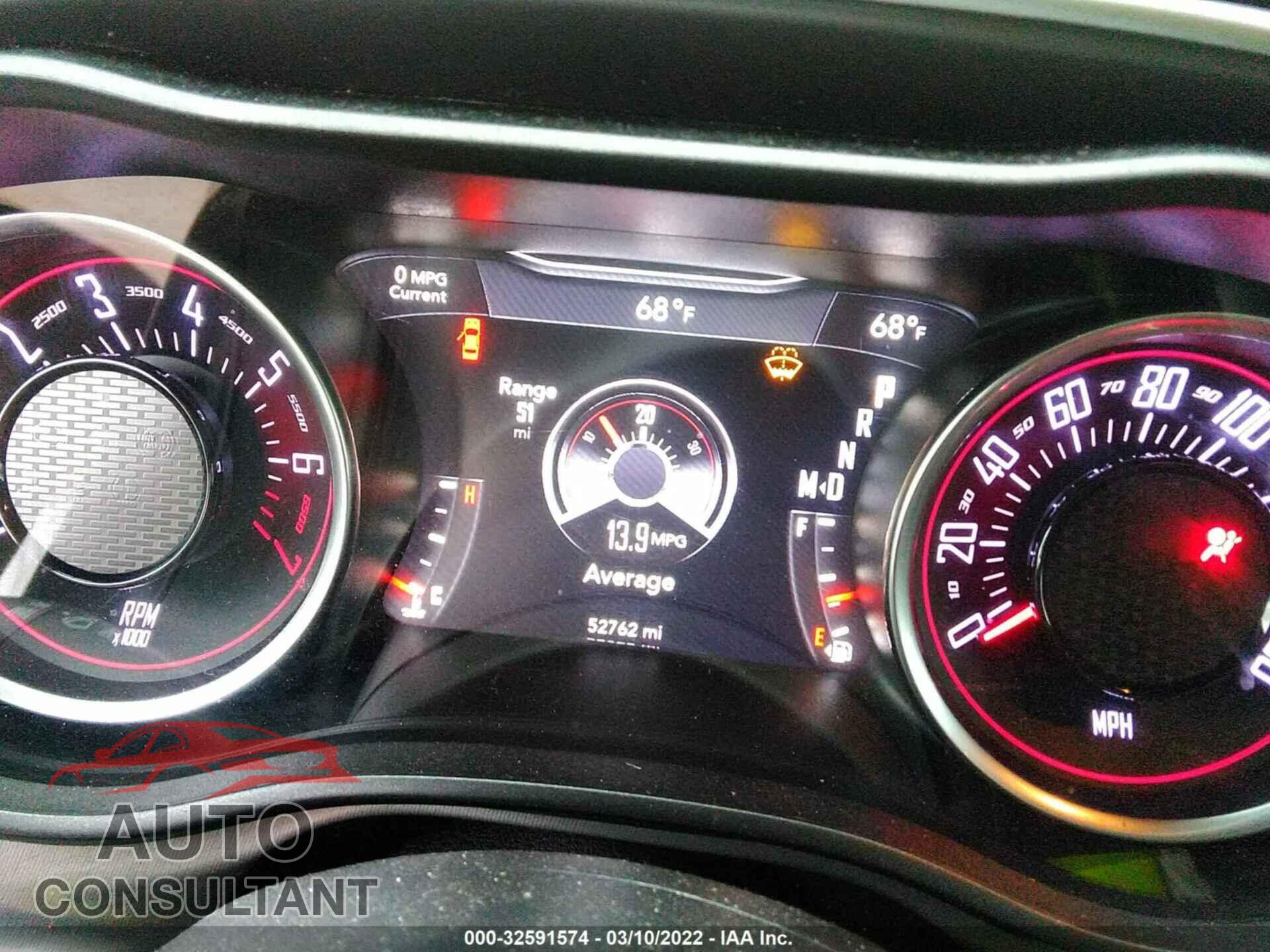 DODGE CHALLENGER 2019 - 2C3CDZAG2KH712711