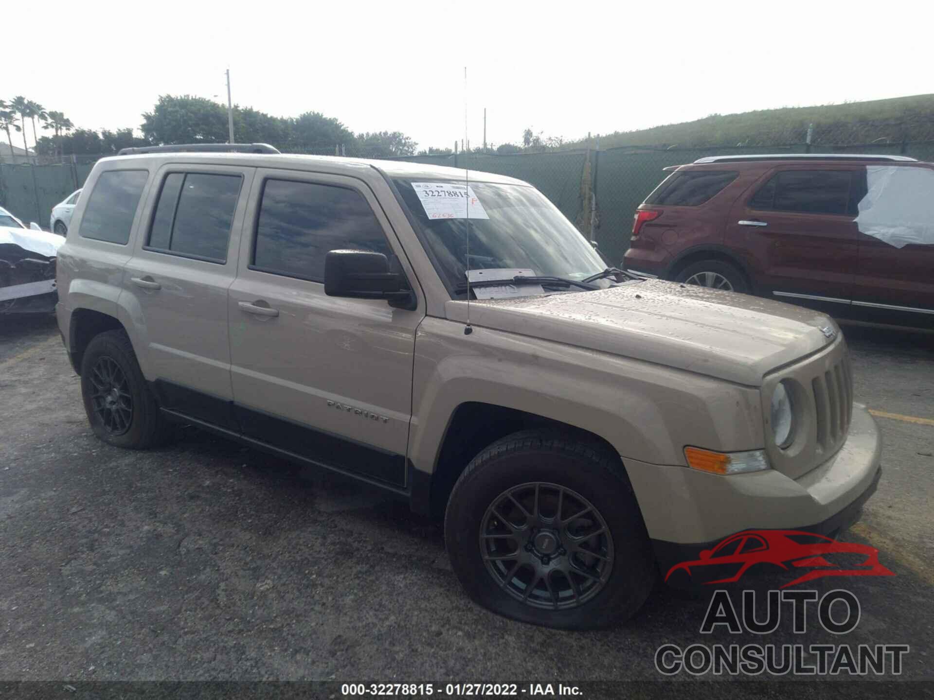 JEEP PATRIOT 2017 - 1C4NJPBA0HD168937