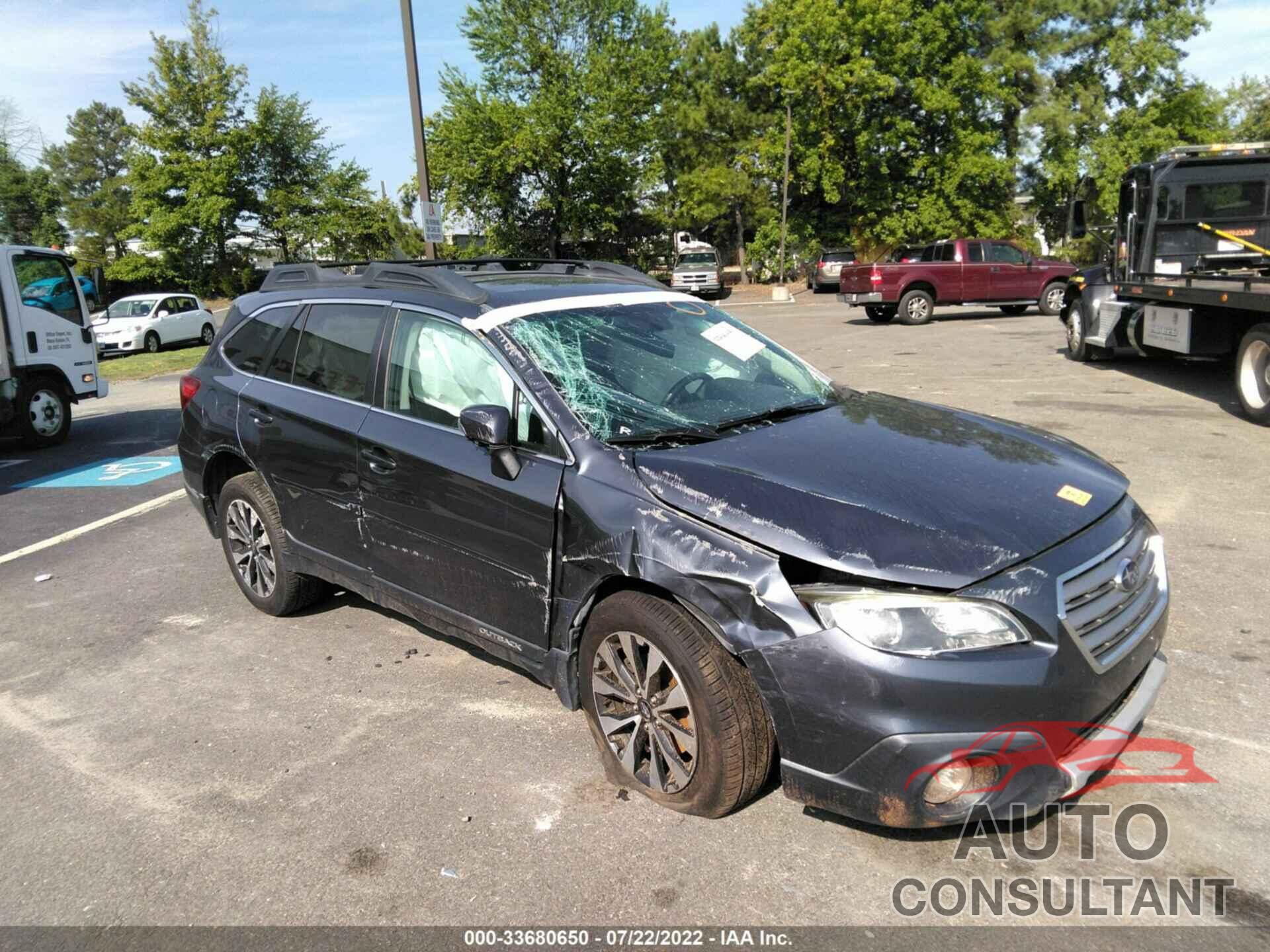 SUBARU OUTBACK 2016 - 4S4BSANC5G3353639