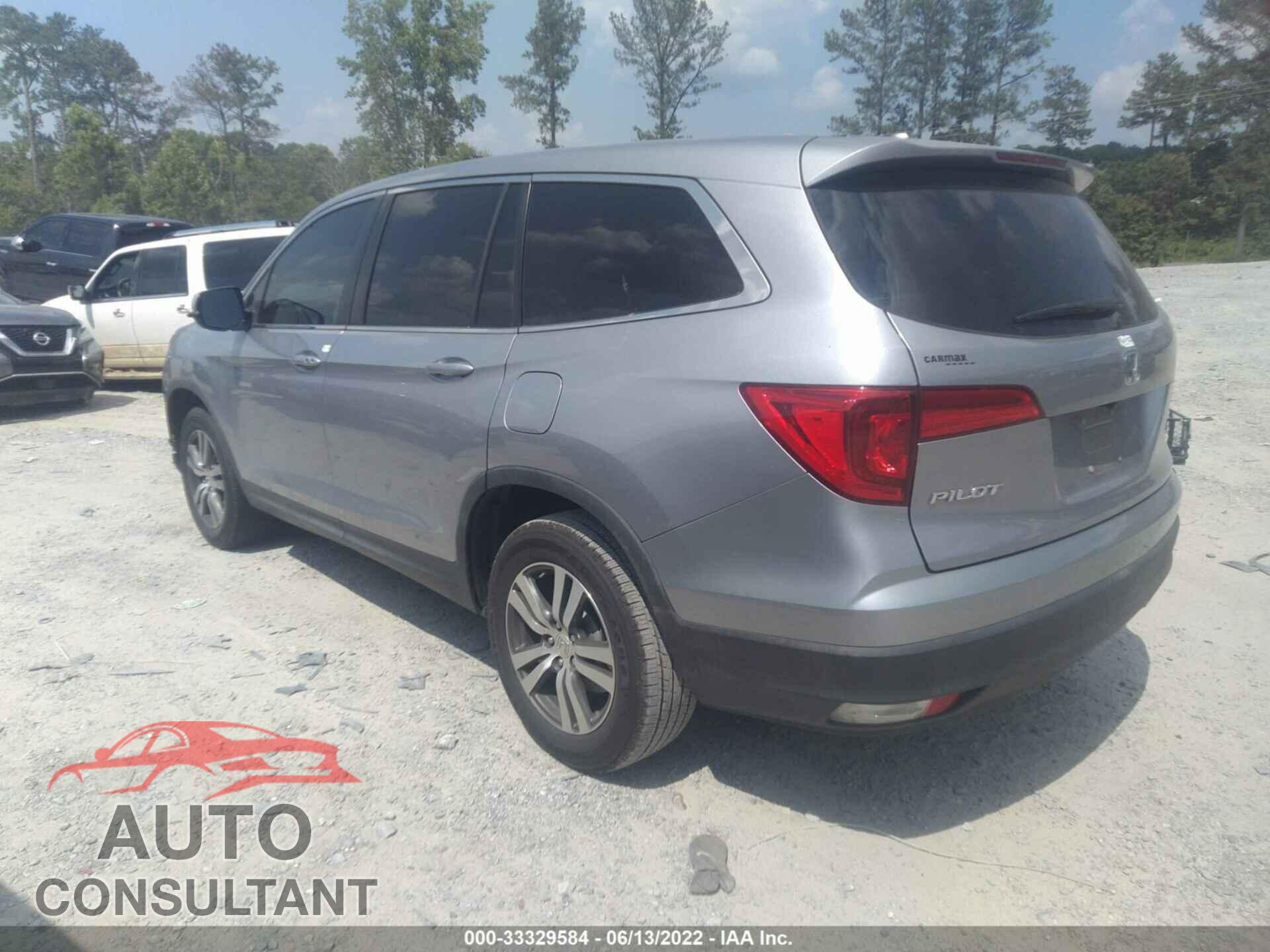 HONDA PILOT 2017 - 5FNYF5H40HB010546