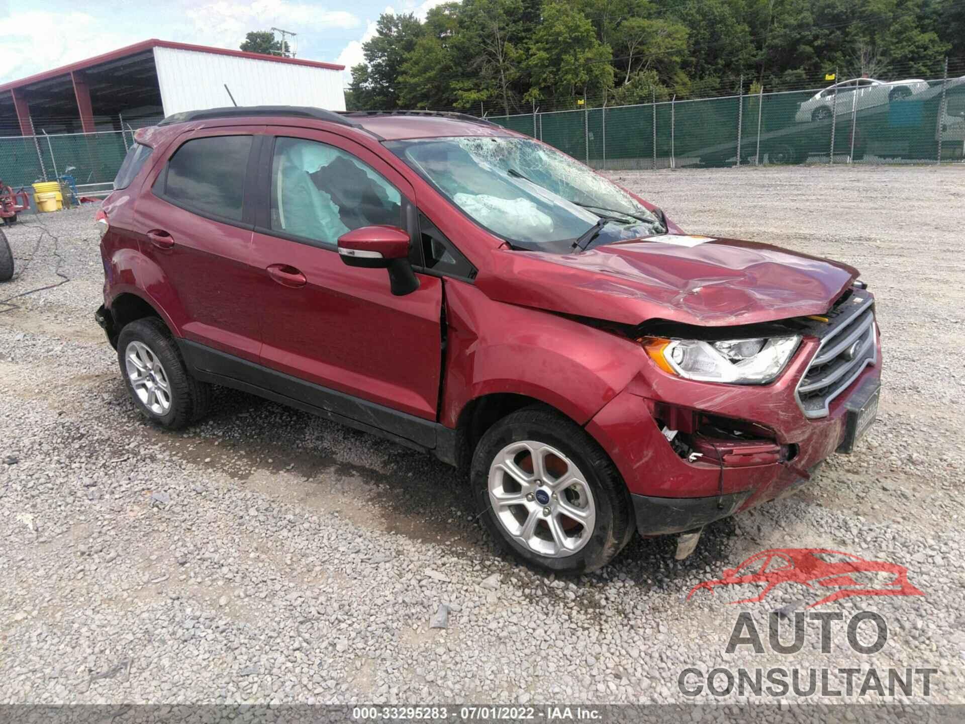 FORD ECOSPORT 2020 - MAJ6S3GL8LC352306