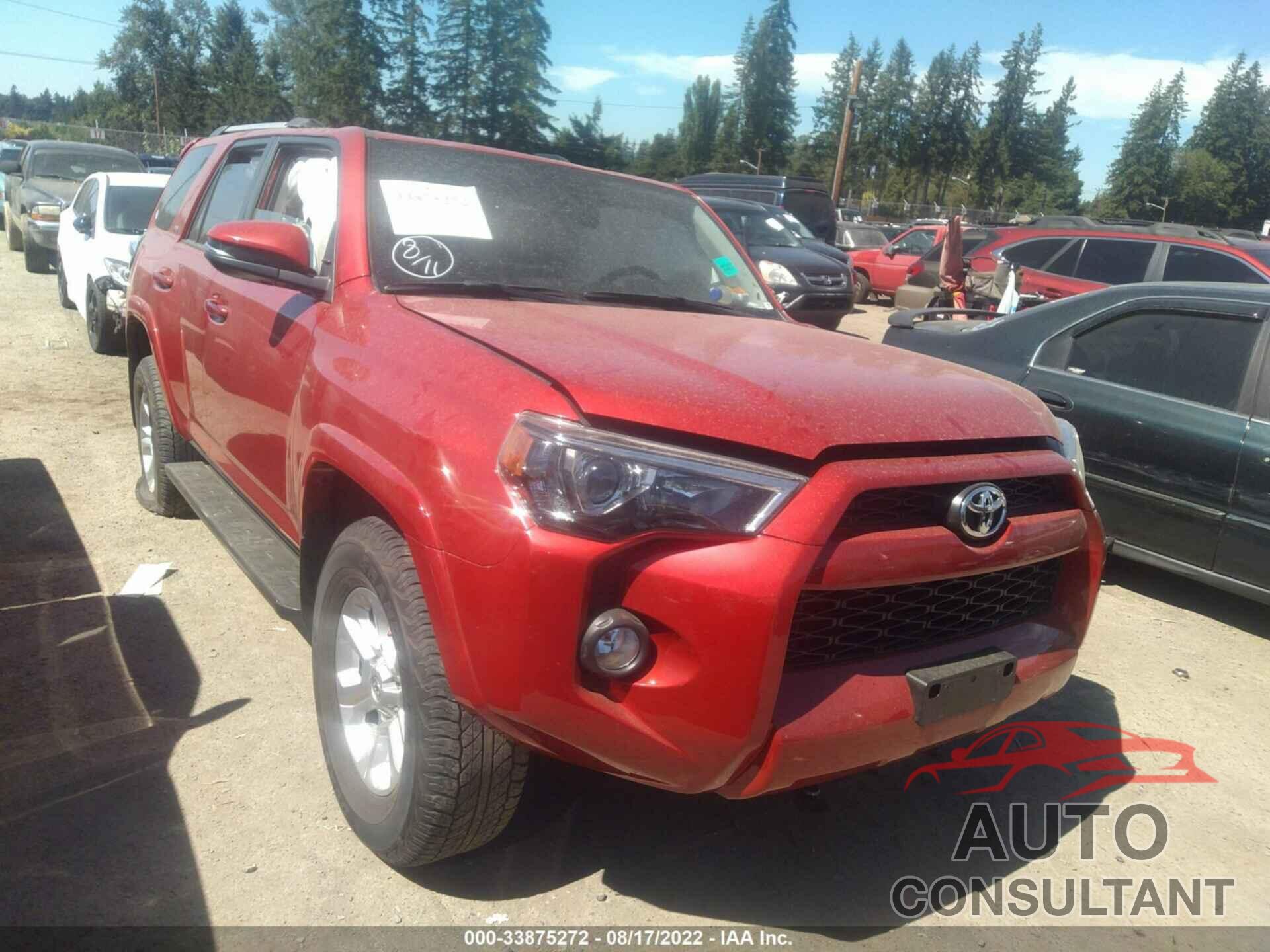 TOYOTA 4RUNNER 2019 - JTEBU5JR1K5704104