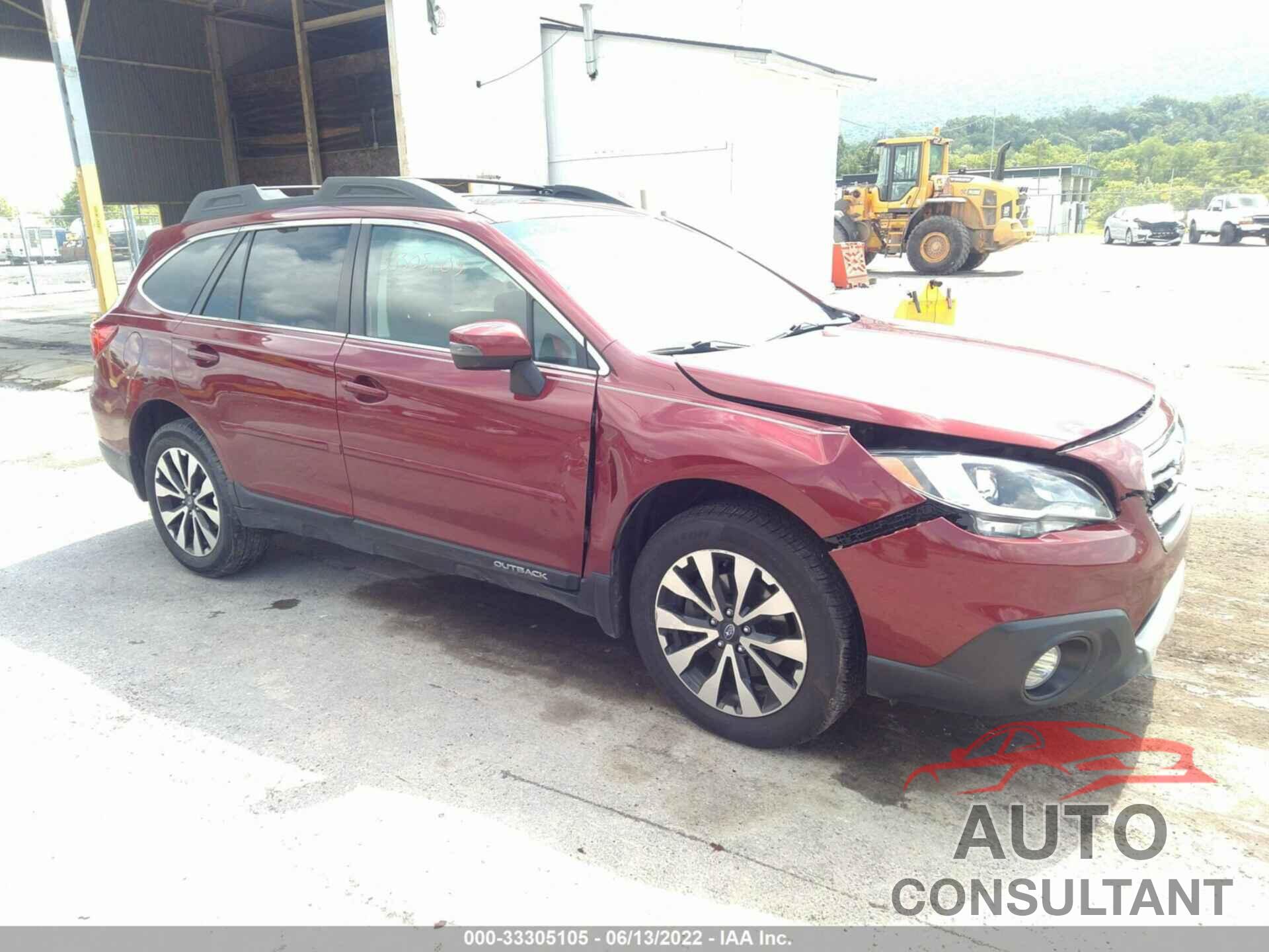SUBARU OUTBACK 2017 - 4S4BSENC0H3341231