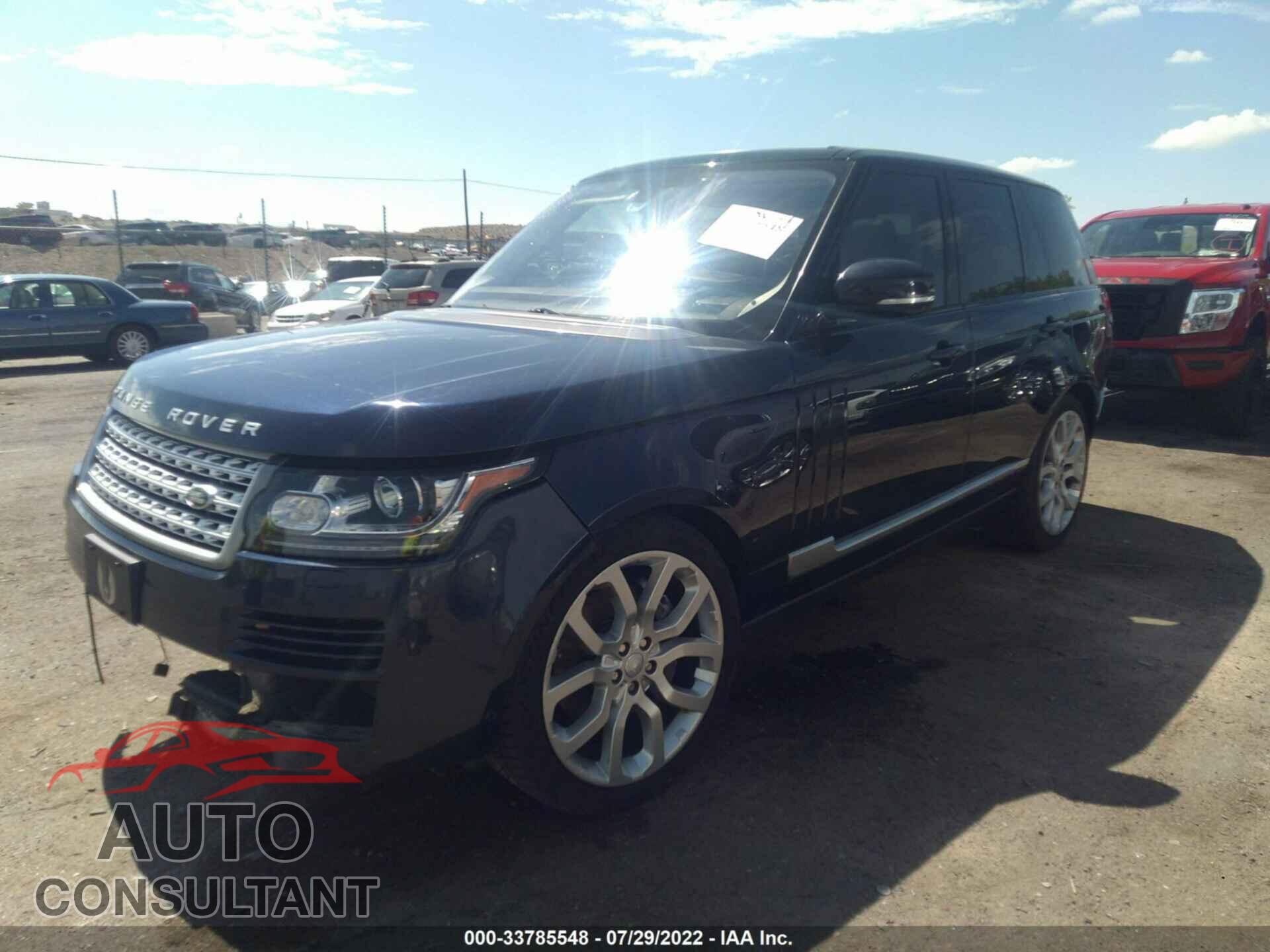 LAND ROVER RANGE ROVER 2016 - SALGS2EF4GA271545