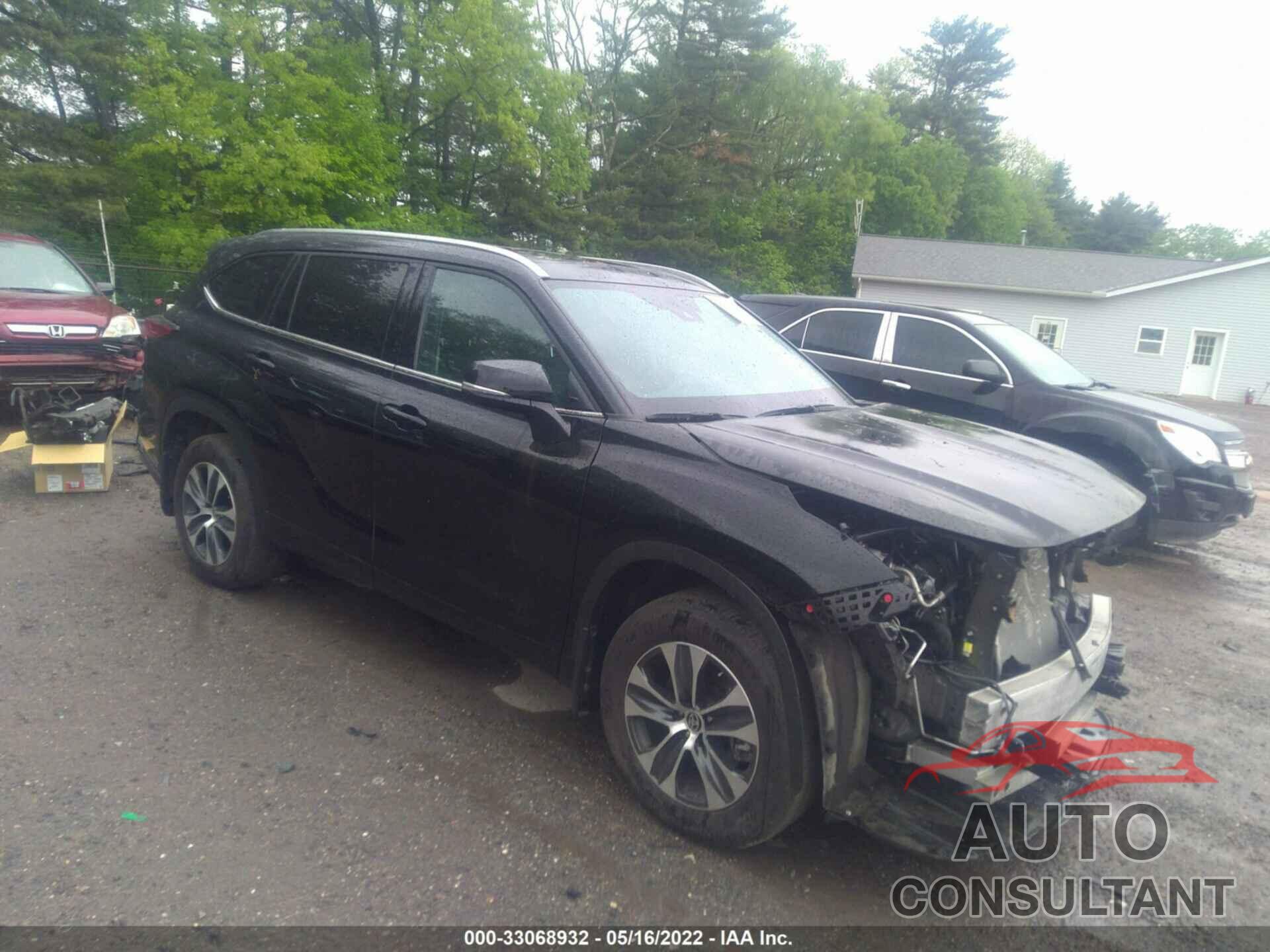 TOYOTA HIGHLANDER 2021 - 5TDGZRBH6MS551189