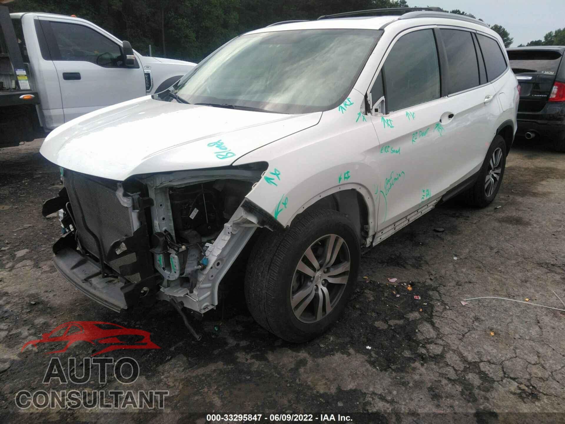 HONDA PILOT 2017 - 5FNYF5H53HB017662