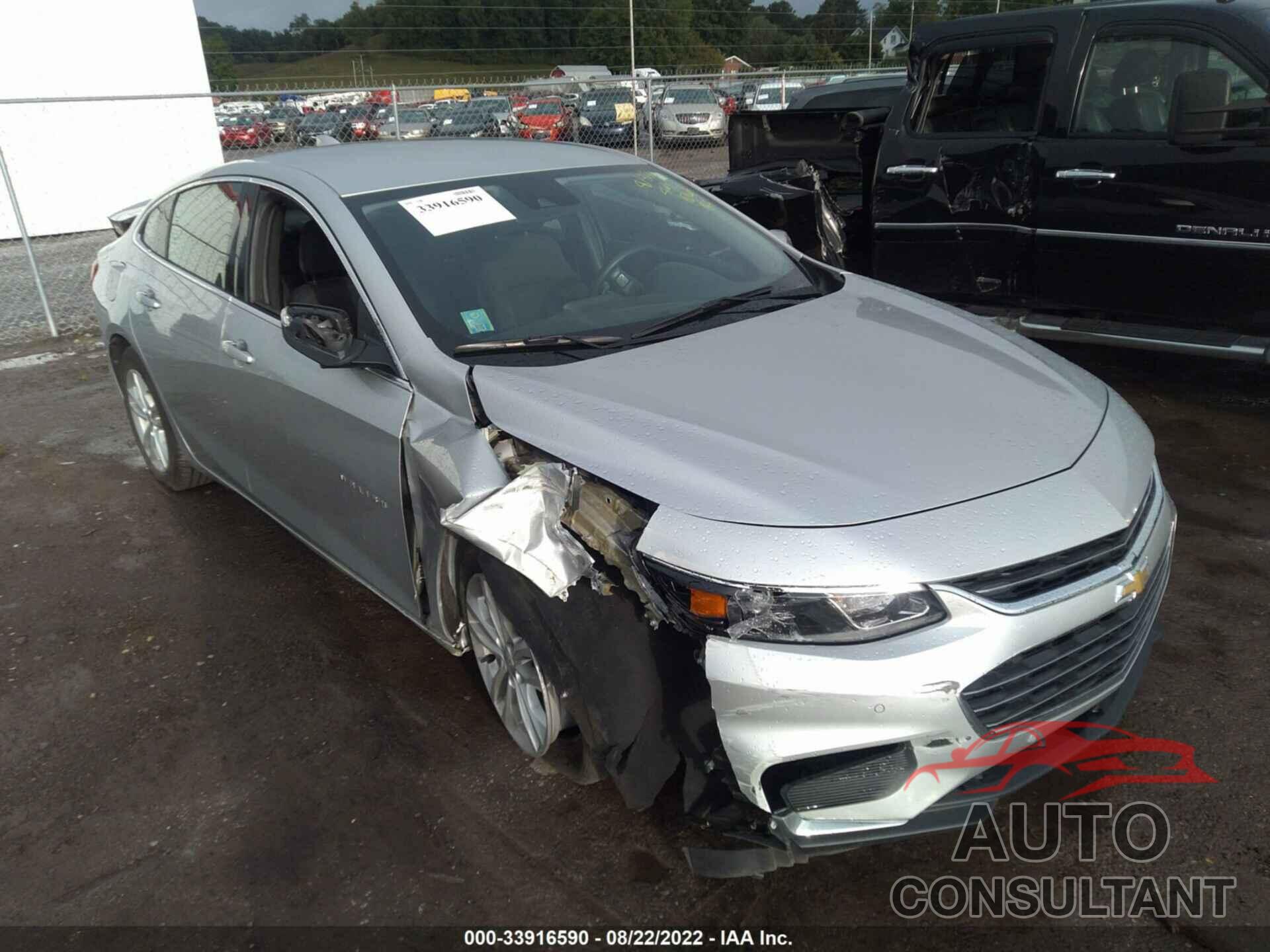 CHEVROLET MALIBU 2017 - 1G1ZE5ST9HF102914