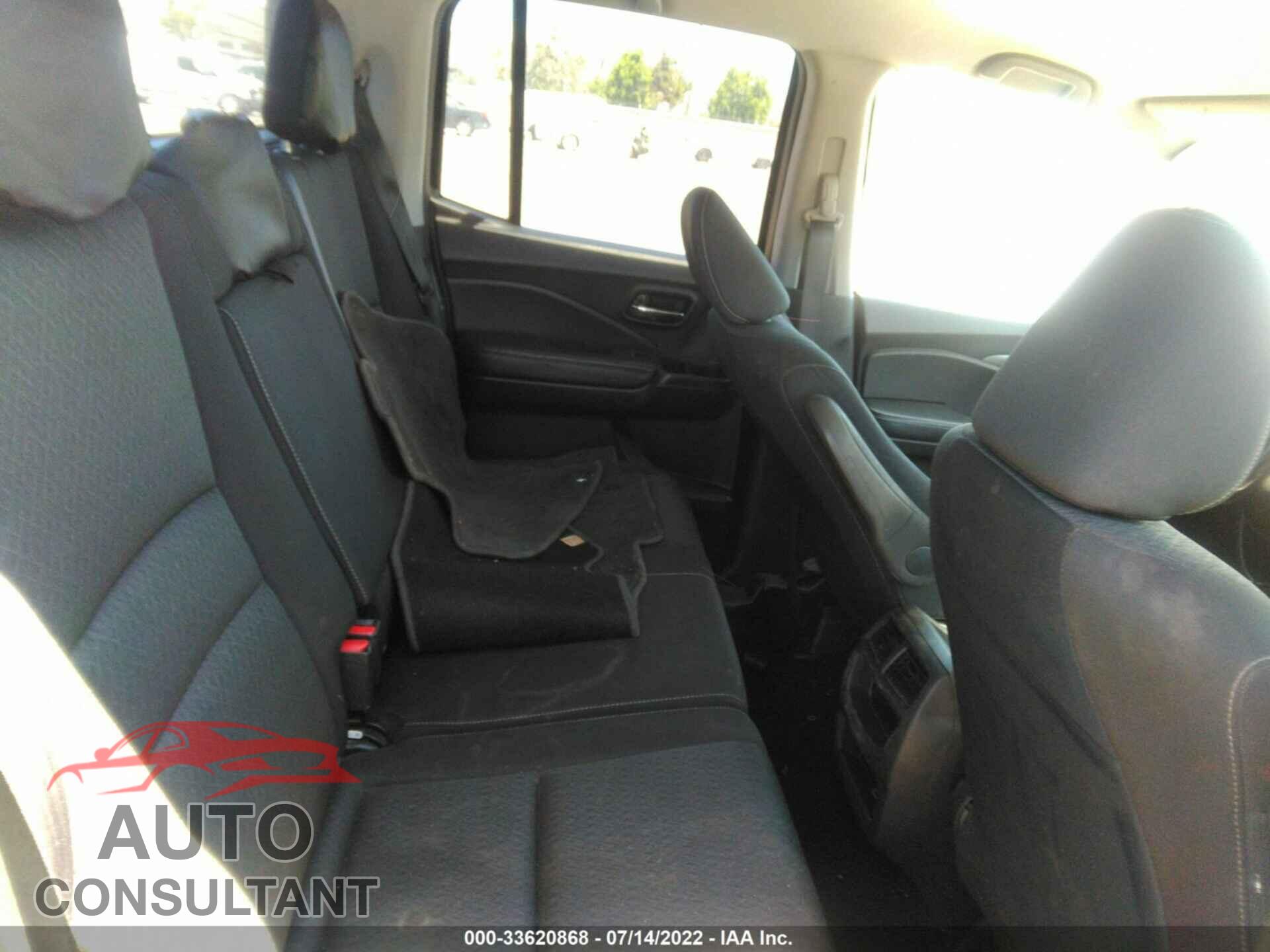 HONDA RIDGELINE 2017 - 5FPYK2F21HB002684