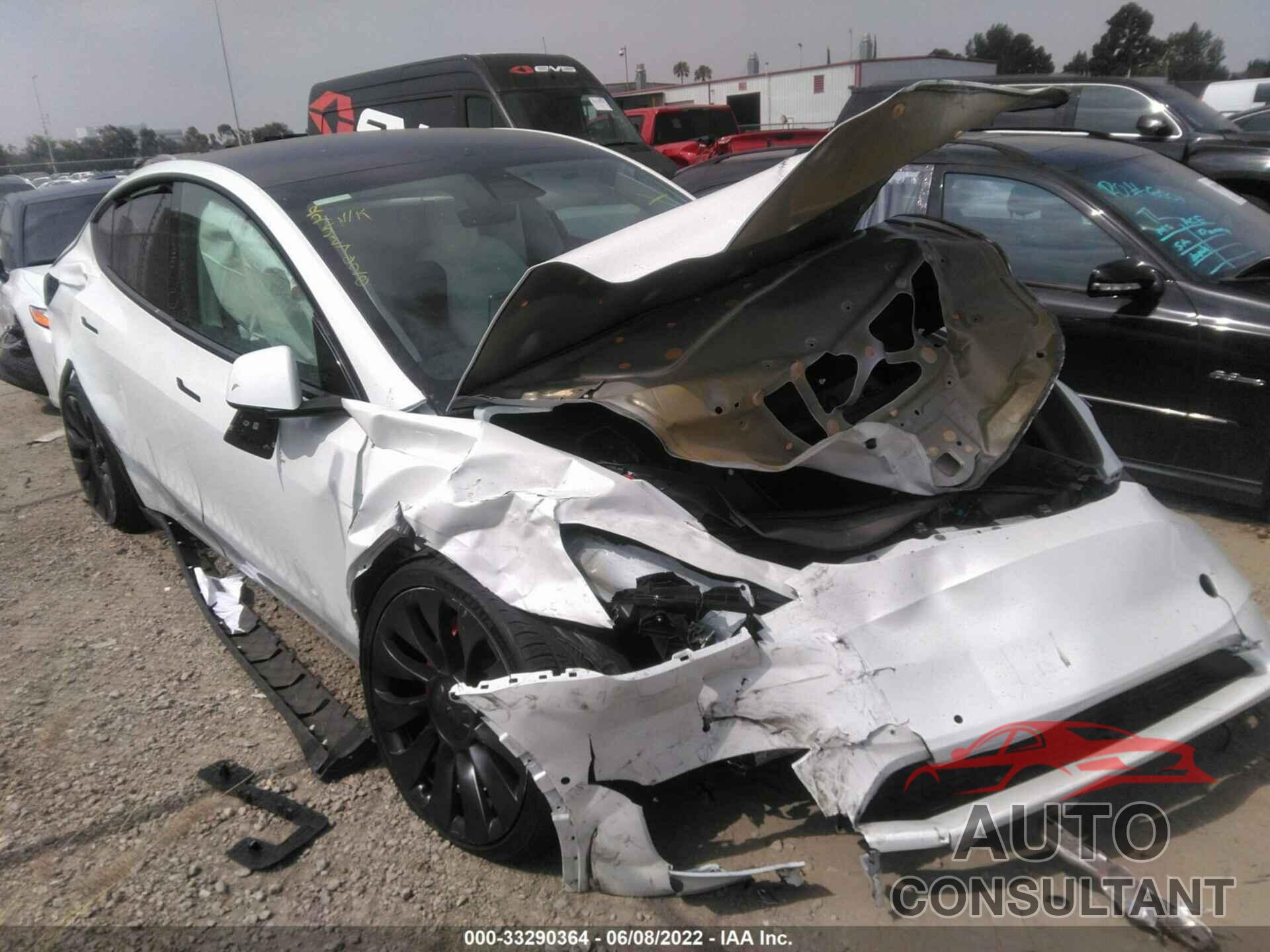 TESLA MODEL Y 2022 - 7SAYGDEFXNF336091