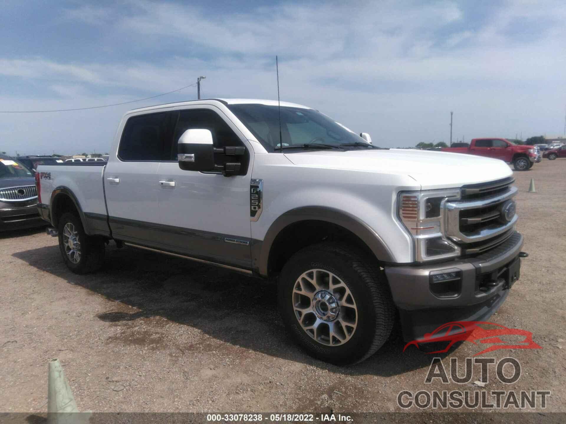 FORD SUPER DUTY F-250 SRW 2022 - 1FT8W2BT9NEC21403