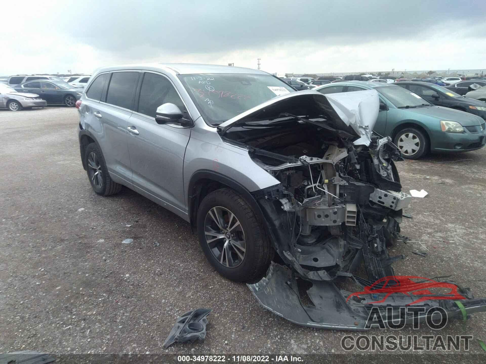 TOYOTA HIGHLANDER 2017 - 5TDZZRFH9HS234578