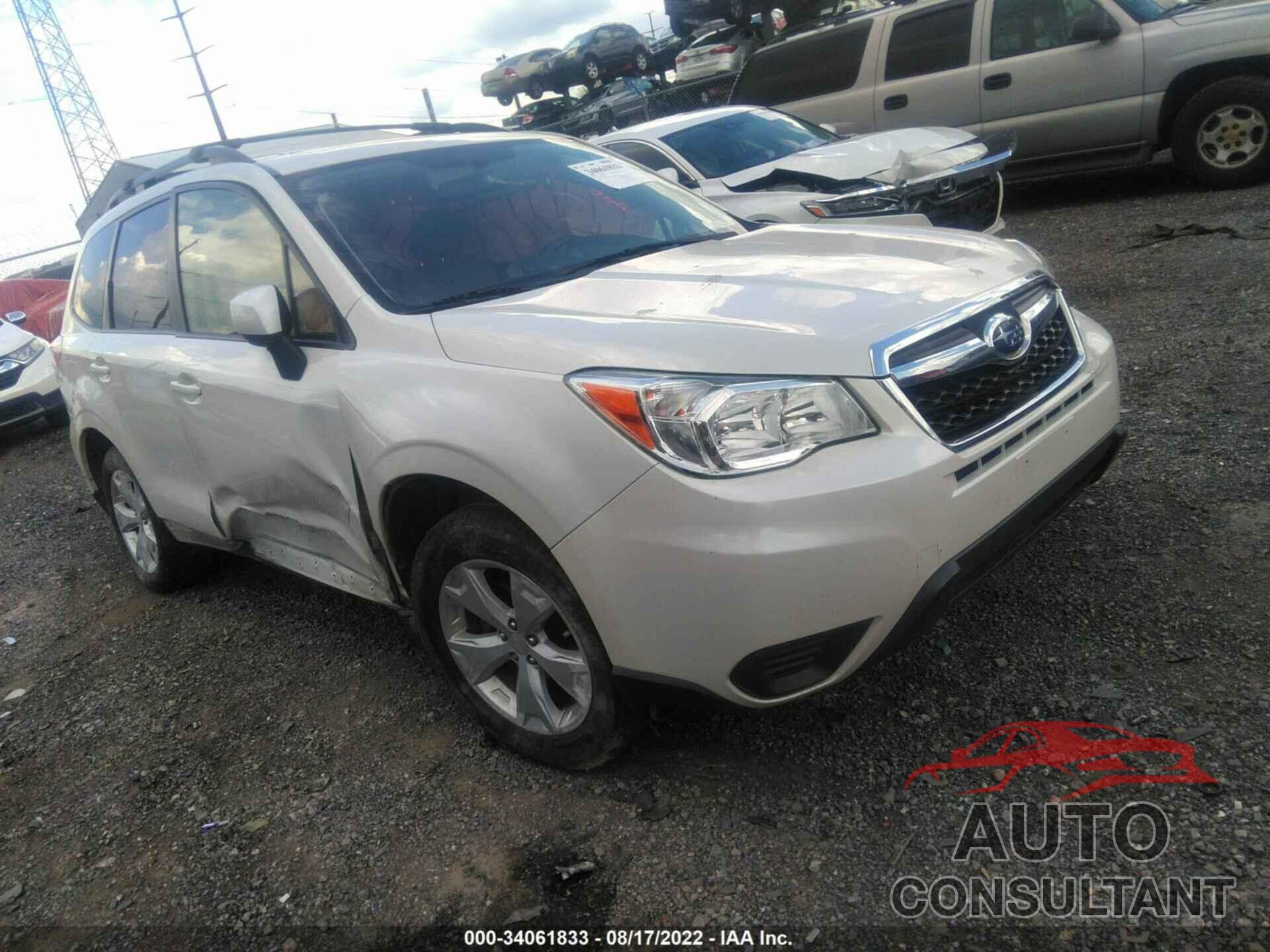 SUBARU FORESTER 2015 - JF2SJADC9FH840208