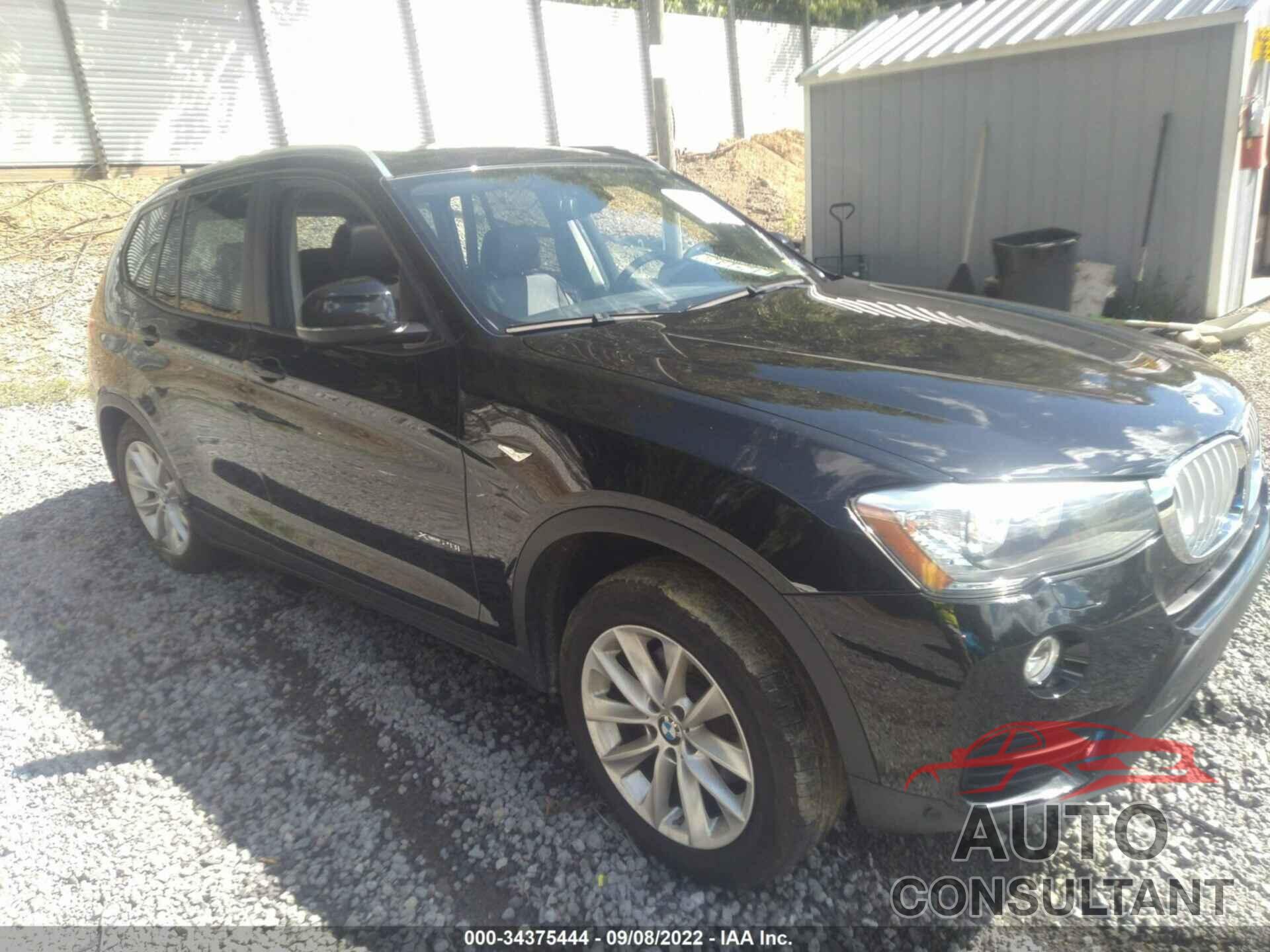 BMW X3 2017 - 5UXWX9C34H0W68376