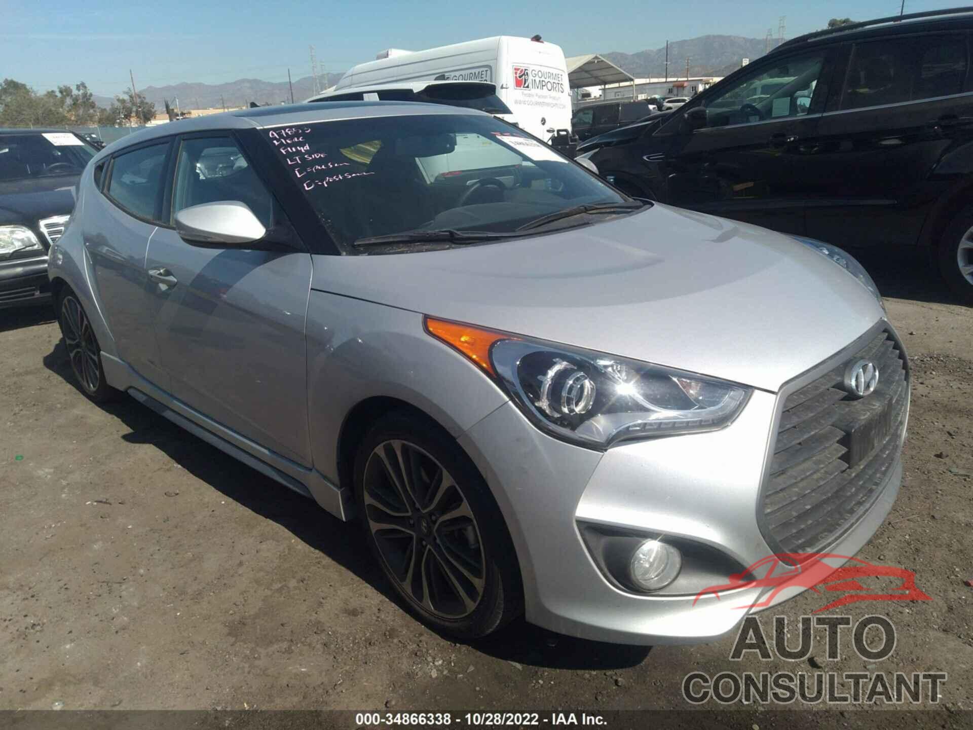 HYUNDAI VELOSTER 2016 - KMHTC6AE6GU298716