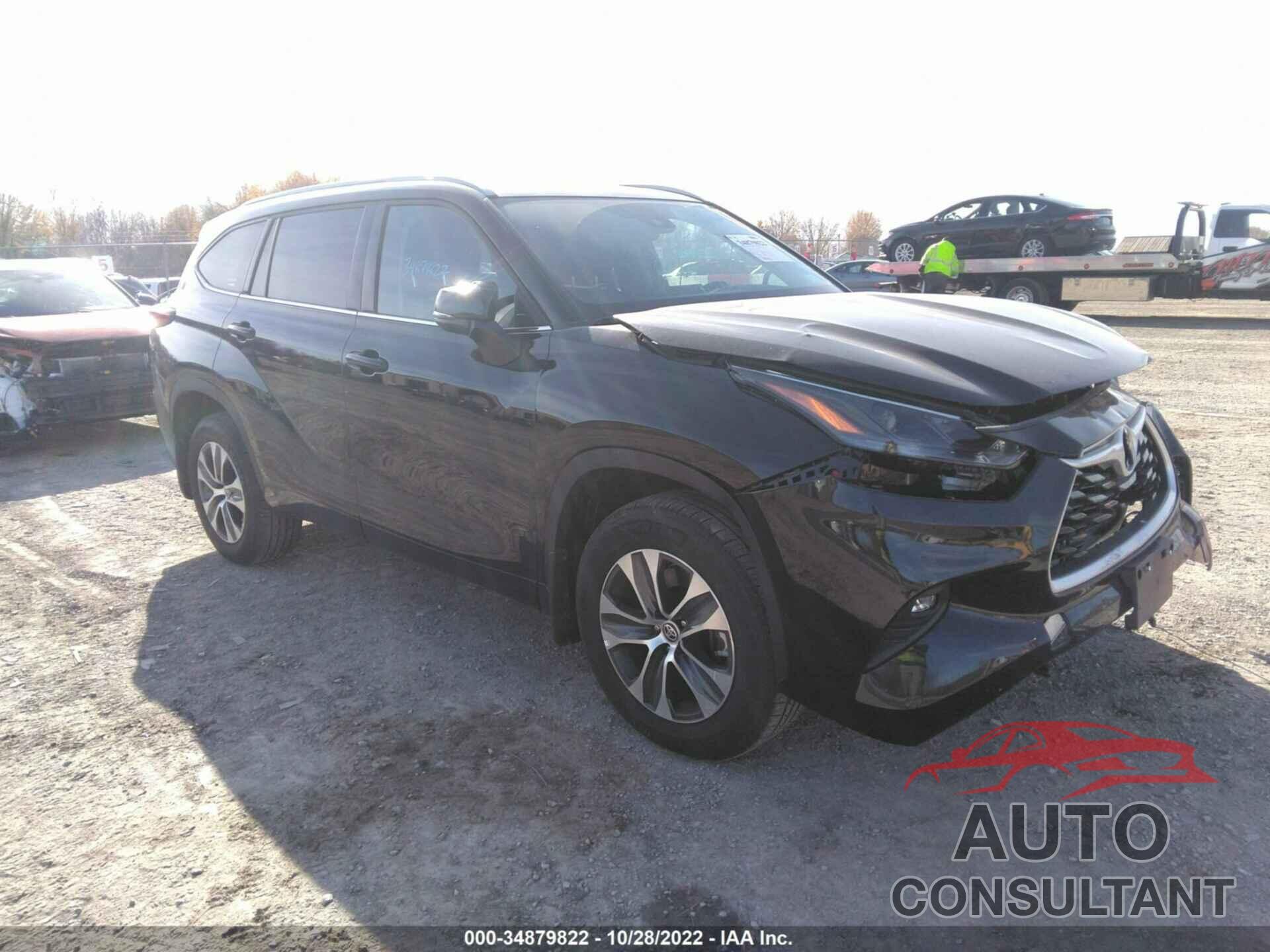 TOYOTA HIGHLANDER 2022 - 5TDGZRBH8NS210717