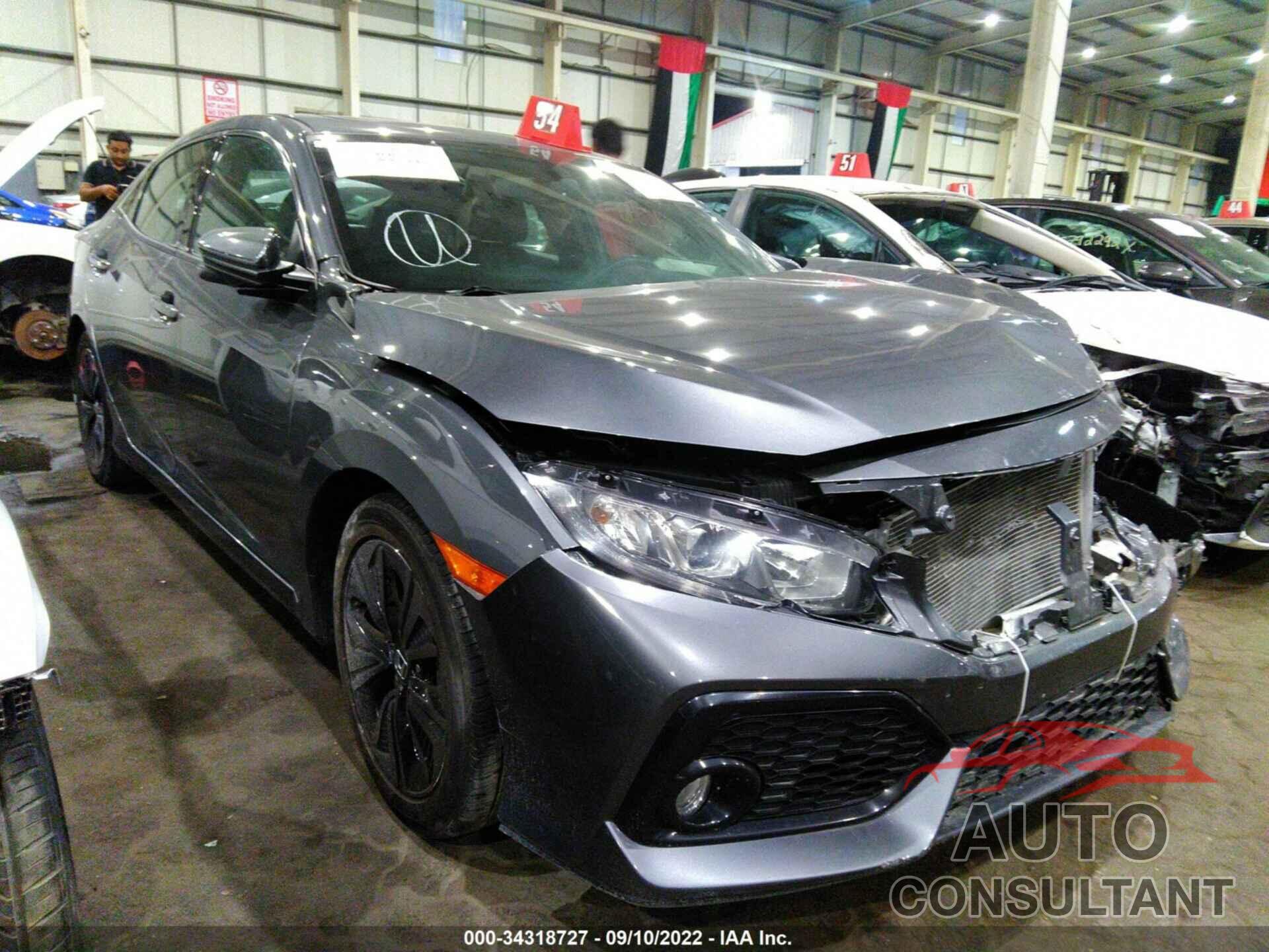 HONDA CIVIC HATCHBACK 2017 - 00HFK7H71HU216403