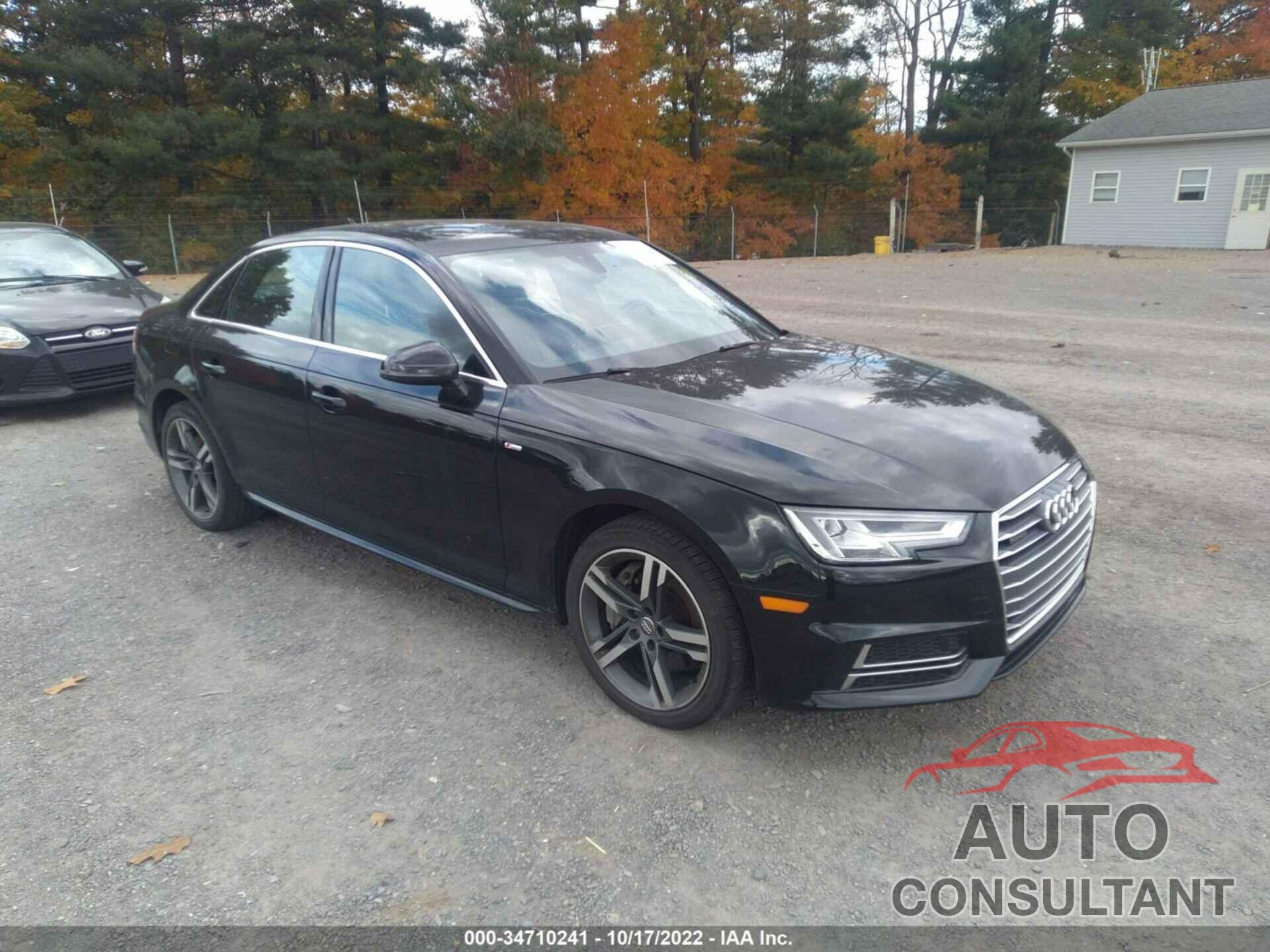 AUDI A4 2018 - WAUENAF48JA209969