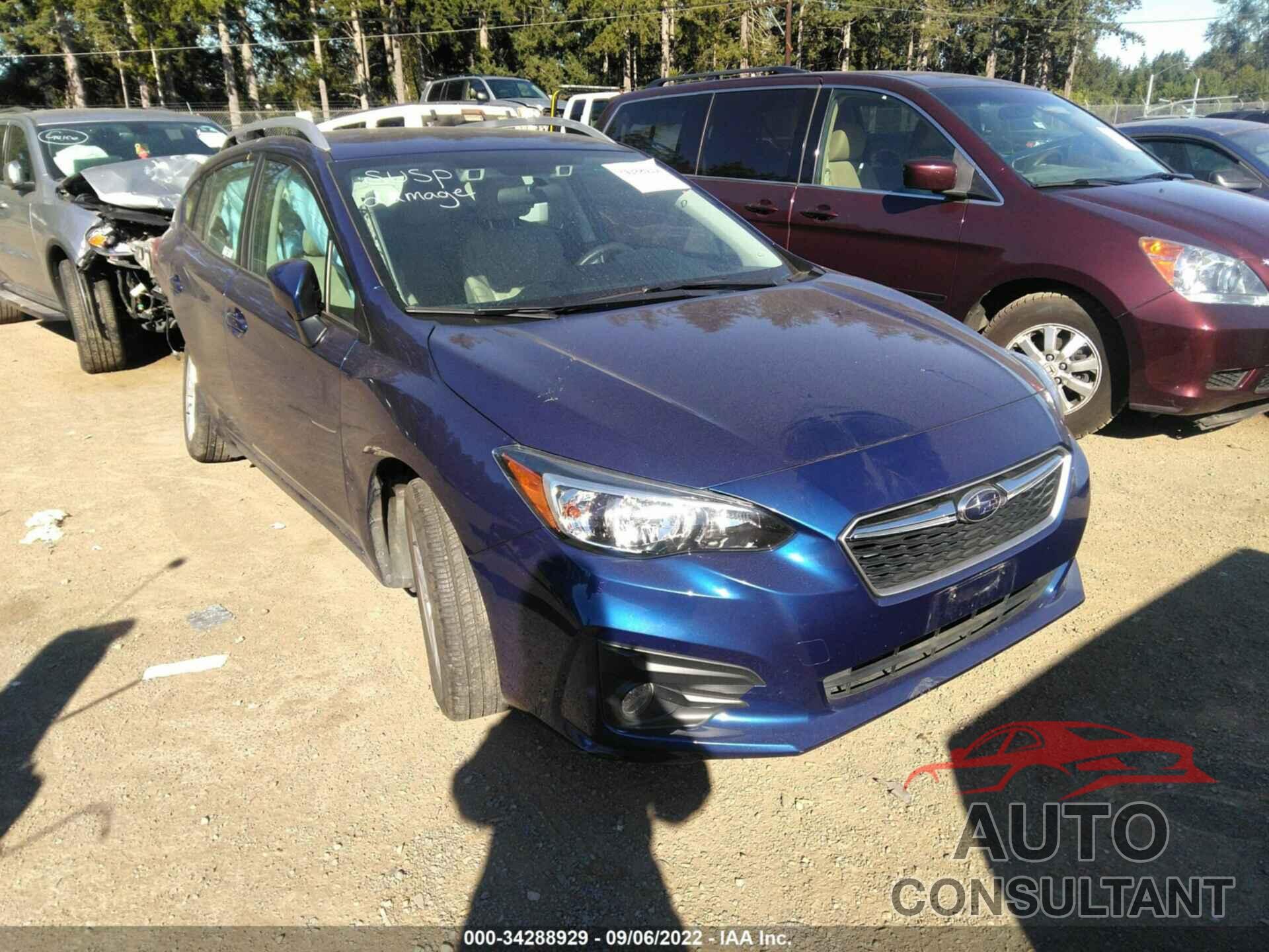 SUBARU IMPREZA 2018 - 4S3GTAD66J3737326