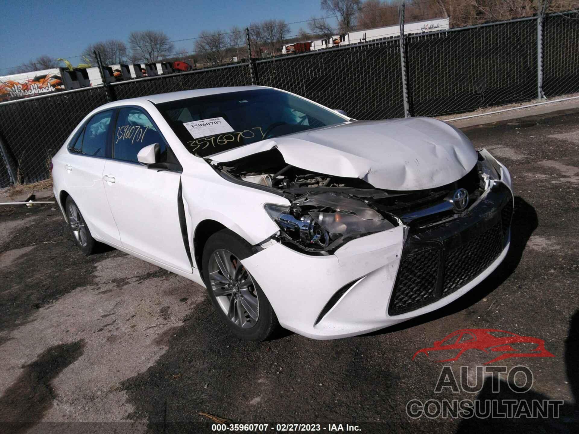 TOYOTA CAMRY 2016 - 4T1BF1FK1GU224396