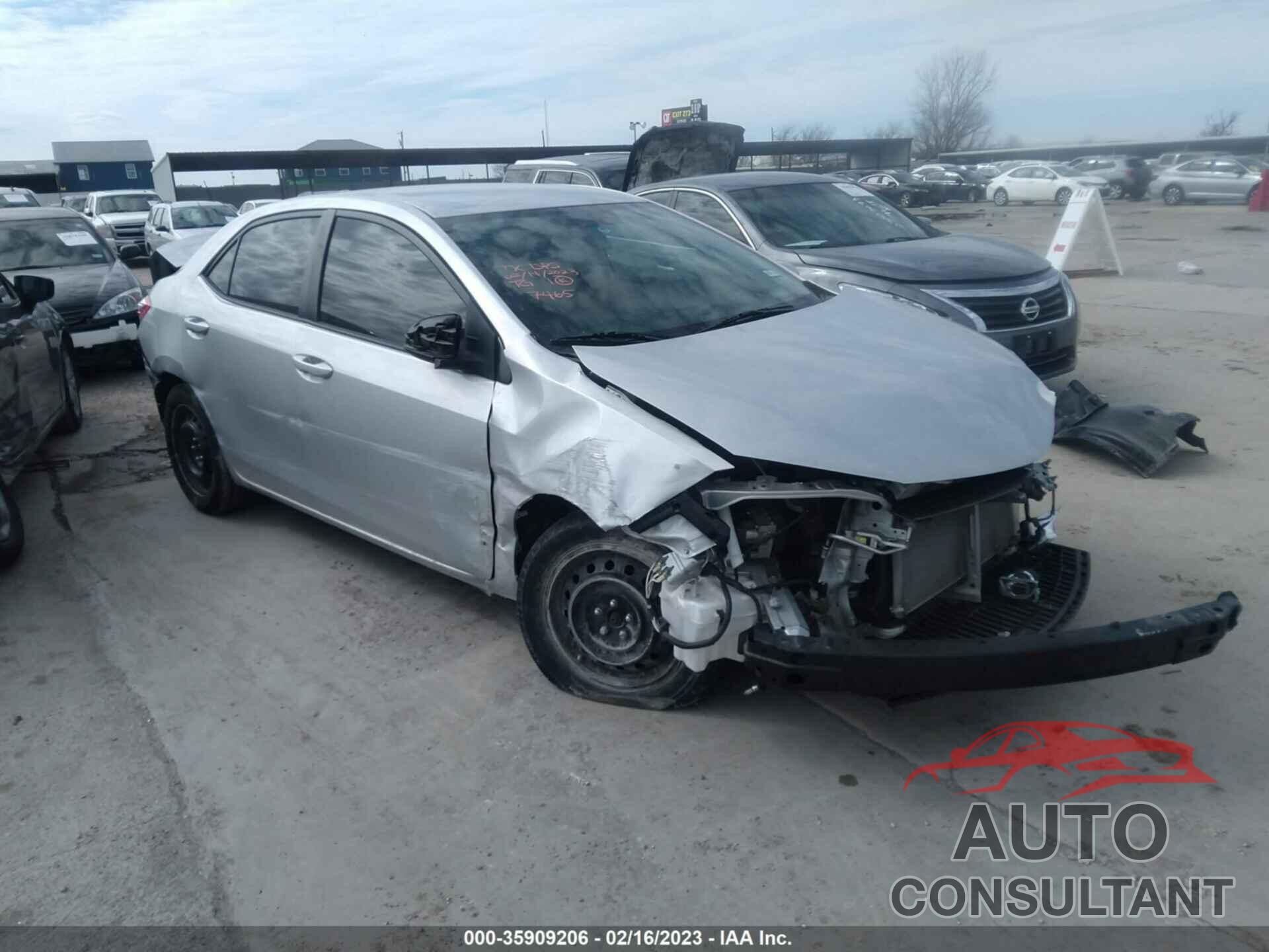 TOYOTA COROLLA 2016 - 2T1BURHE8GC627465