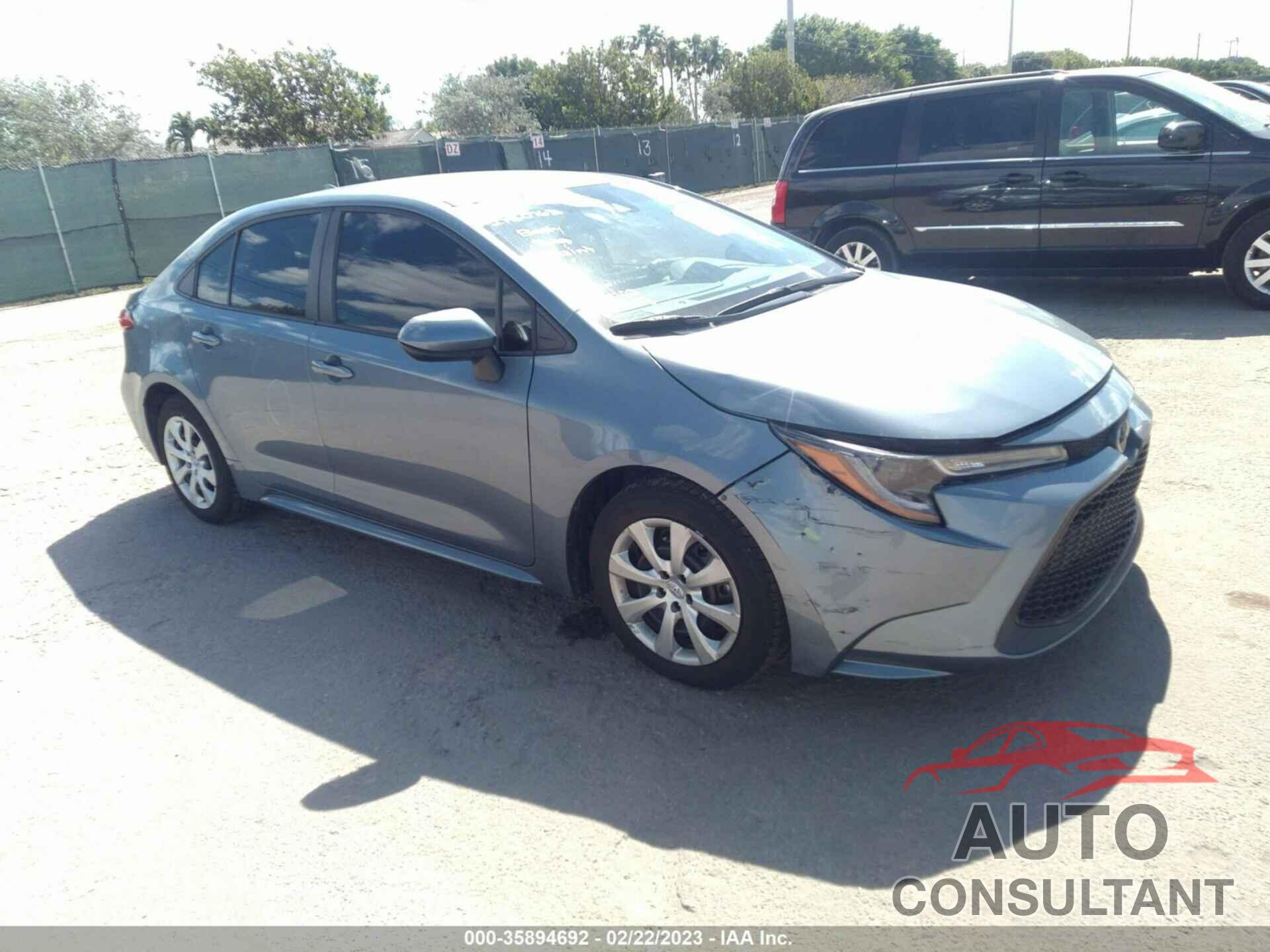 TOYOTA COROLLA 2020 - 5YFEPRAE6LP081211