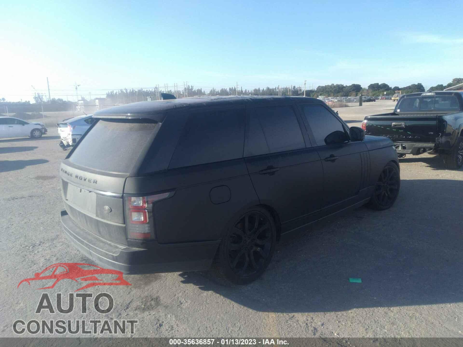 LAND ROVER RANGE ROVER 2017 - SALGS2FV0HA333899