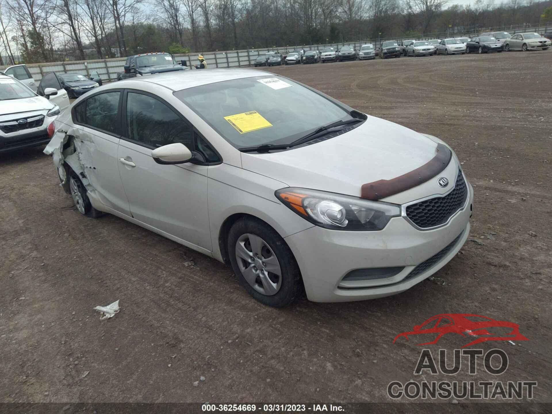 KIA FORTE 2015 - KNAFK4A68F5409435