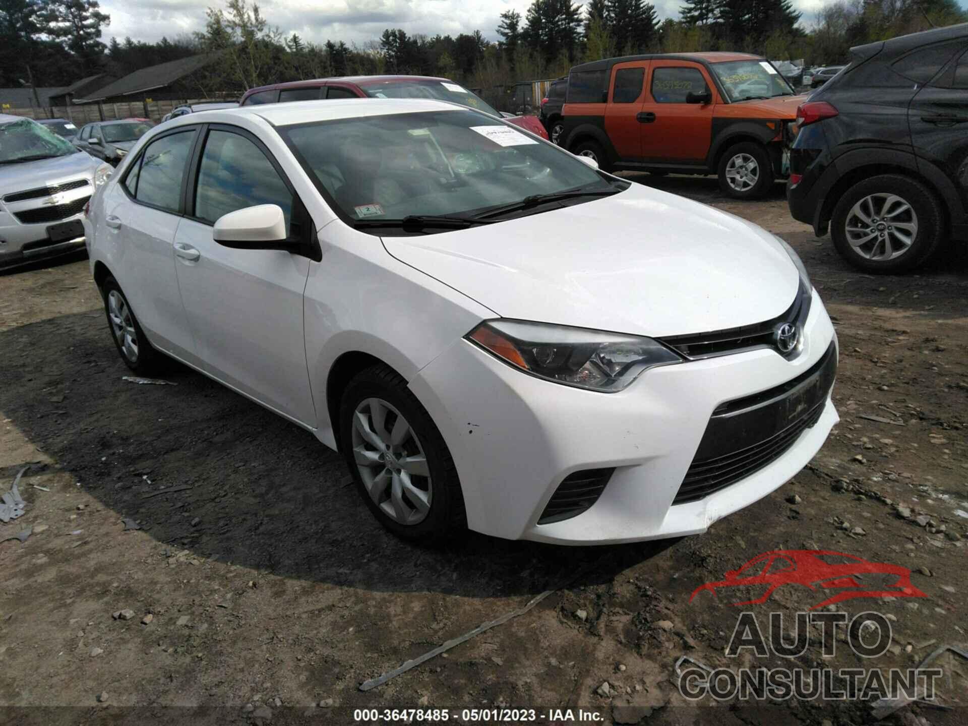 TOYOTA COROLLA 2016 - 2T1BURHE4GC525659