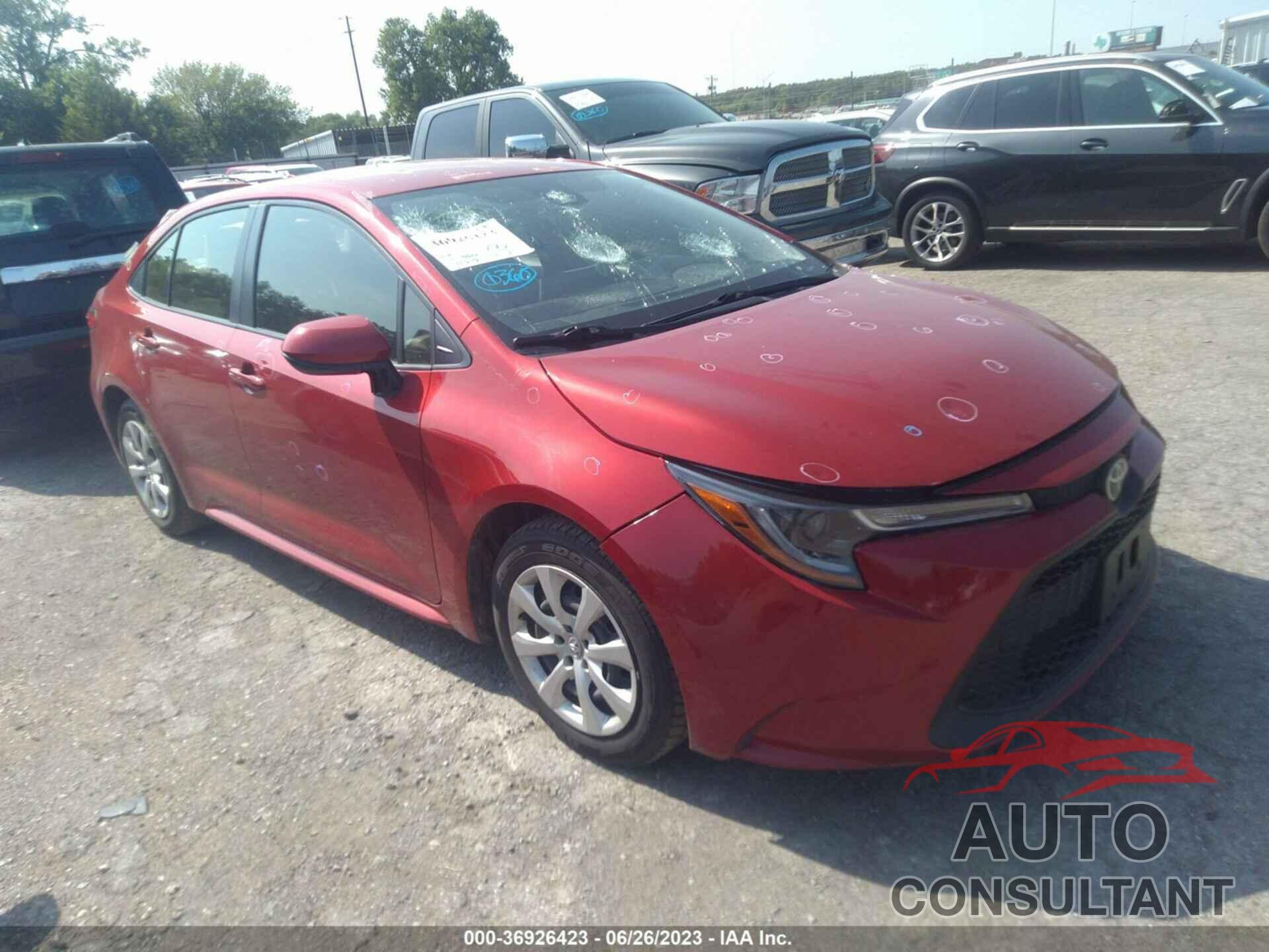 TOYOTA COROLLA 2020 - JTDEPRAE9LJ088982