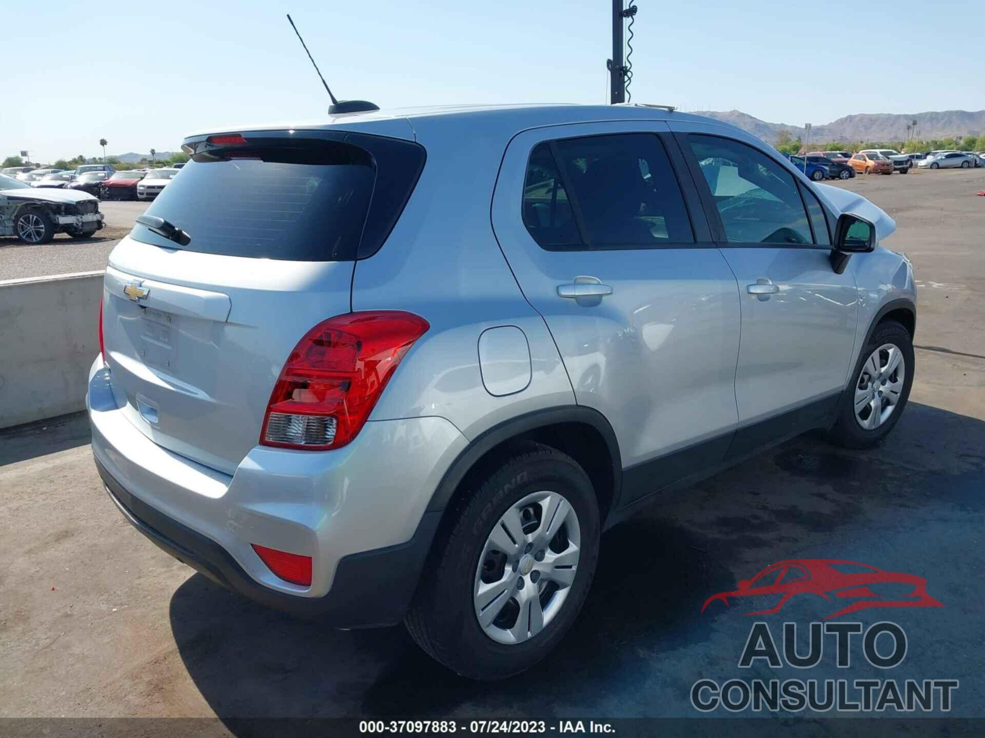 CHEVROLET TRAX 2017 - KL7CJKSB4HB244834