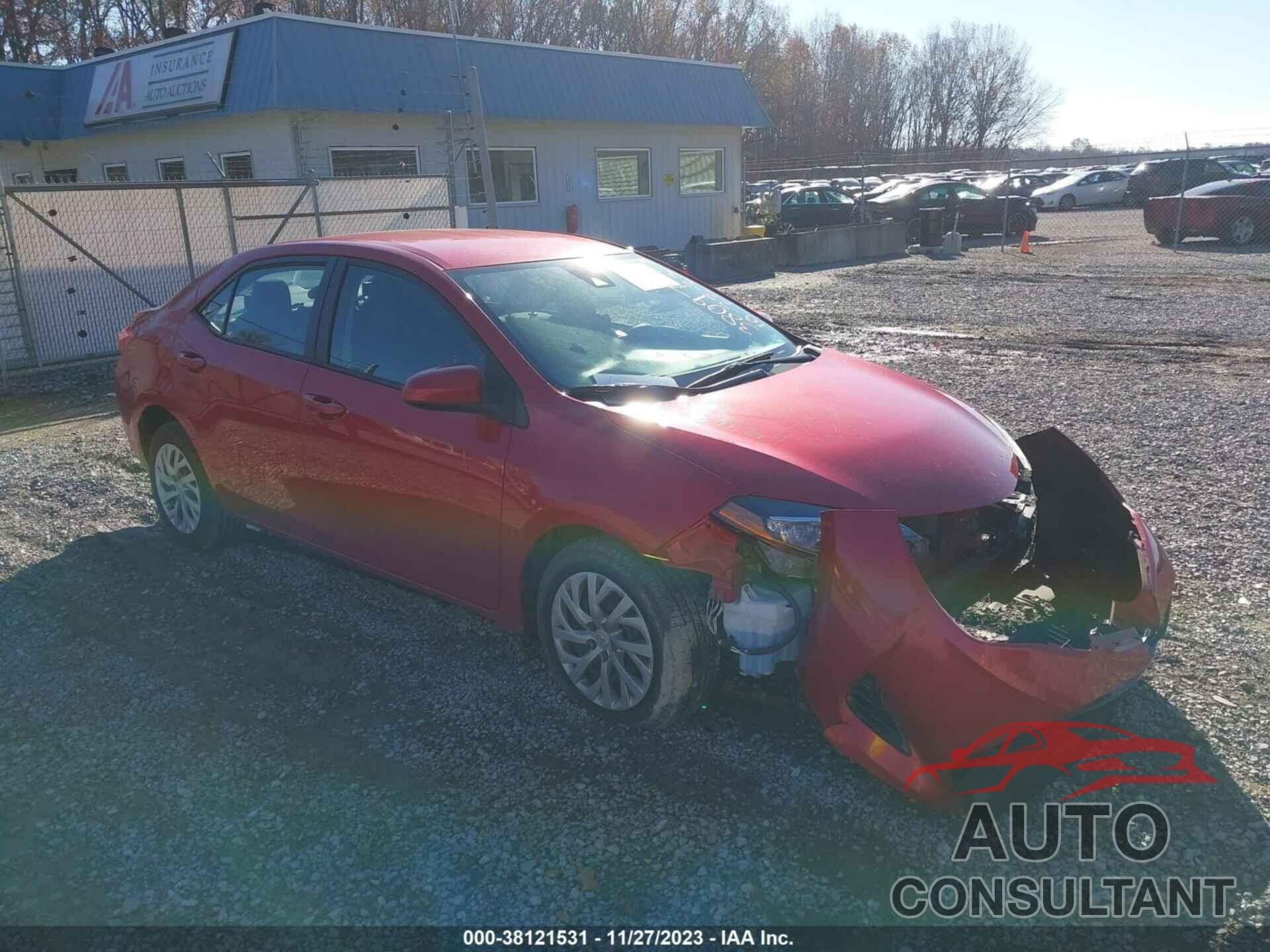 TOYOTA COROLLA 2017 - 2T1BURHEXHC791303