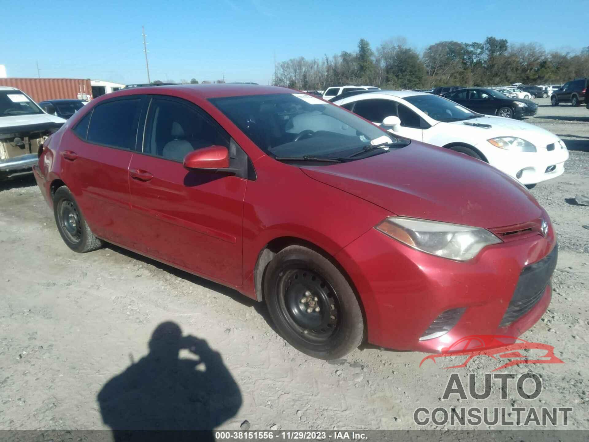 TOYOTA COROLLA 2016 - 5YFBURHE7GP498781