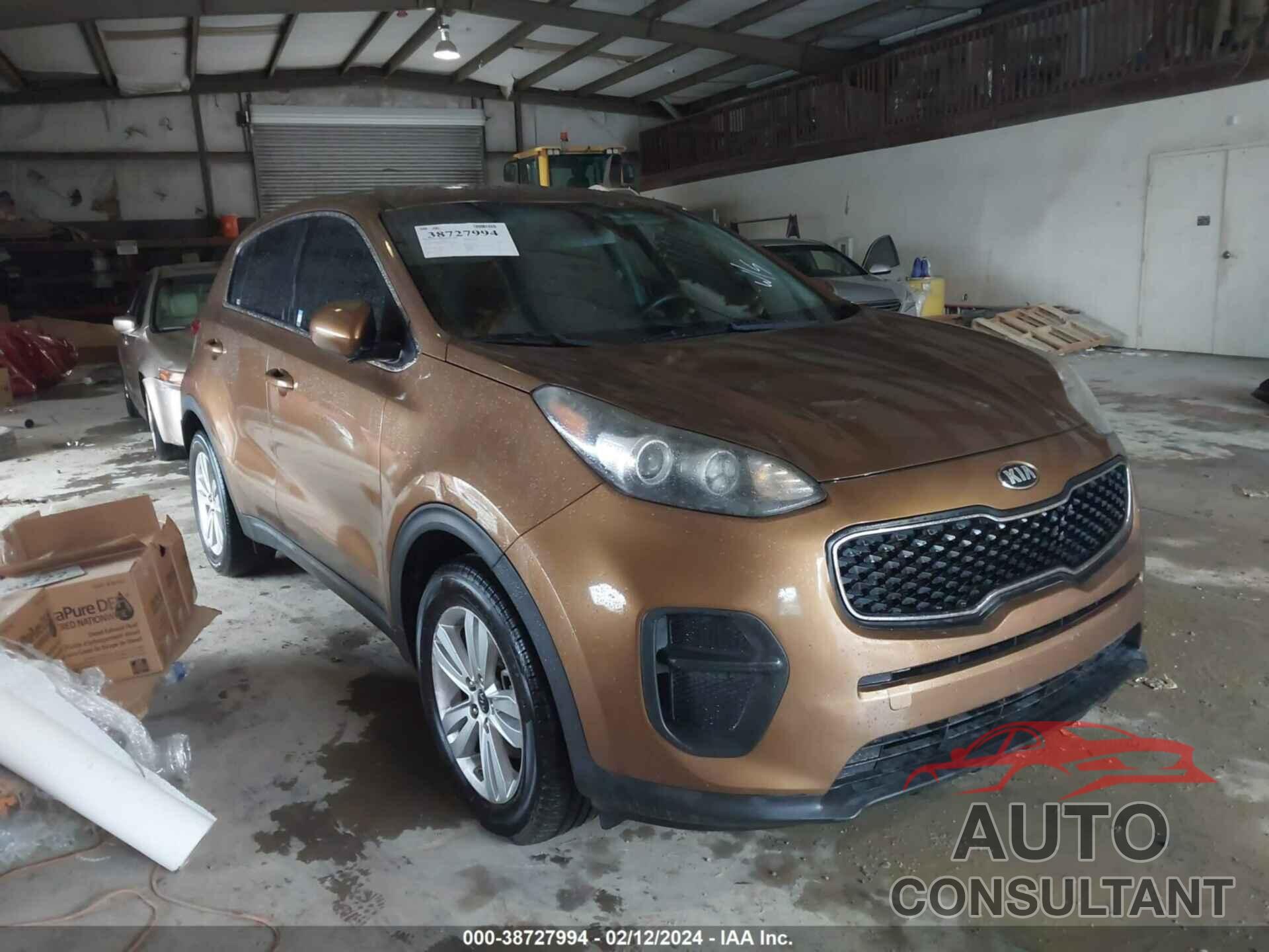 KIA SPORTAGE 2017 - KNDPM3AC5H7220010