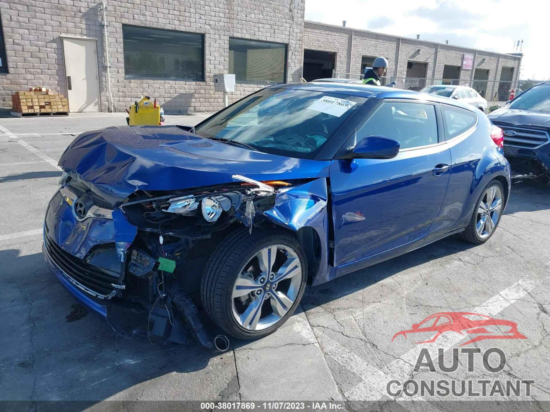 HYUNDAI VELOSTER 2016 - KMHTC6AD5GU248753