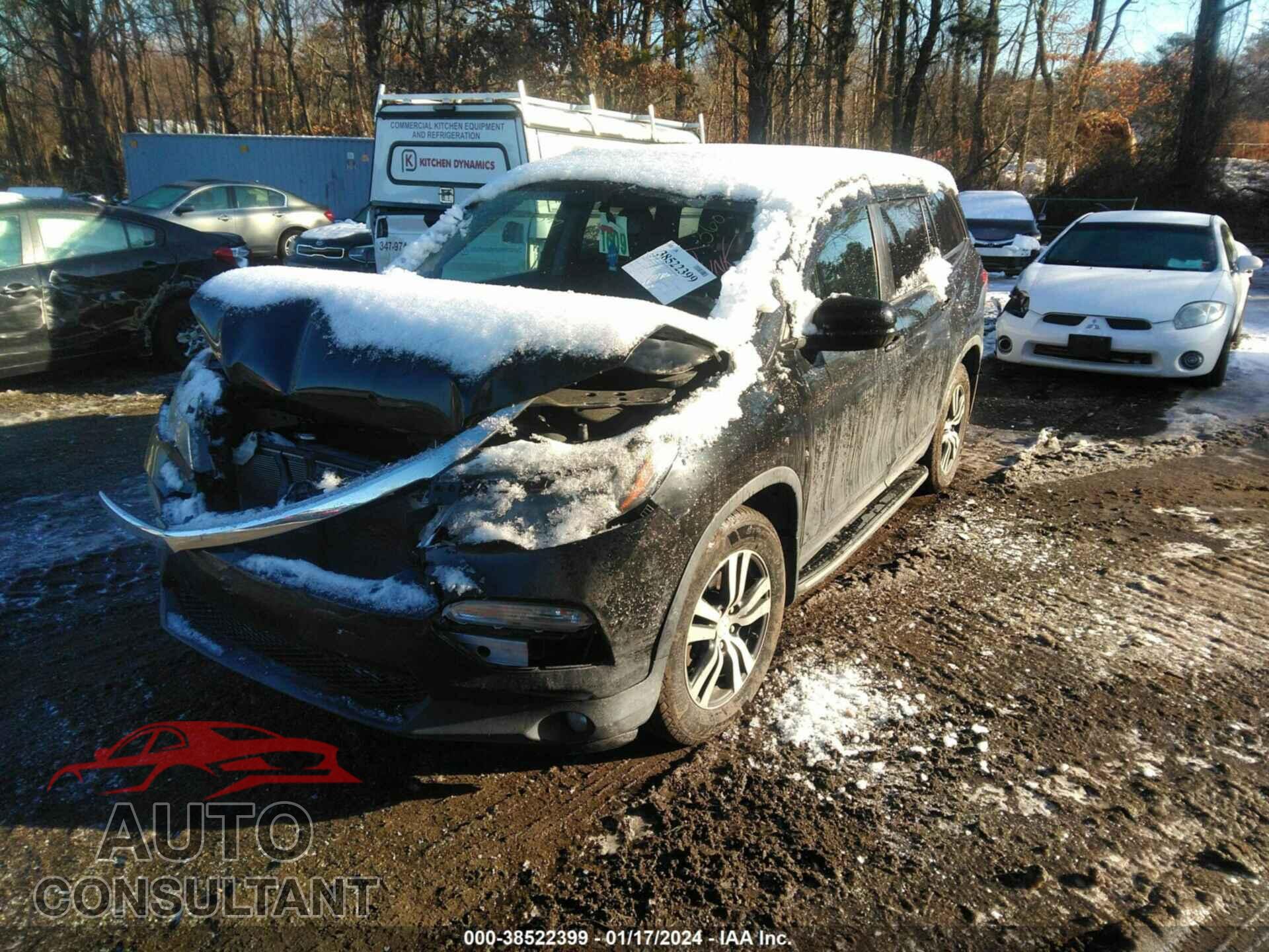 HONDA PILOT 2016 - 5FNYF6H84GB046828