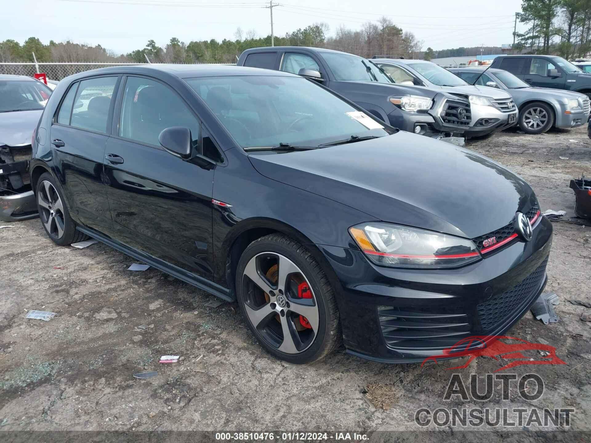 VOLKSWAGEN GOLF GTI 2017 - 3VW547AU6HM008579