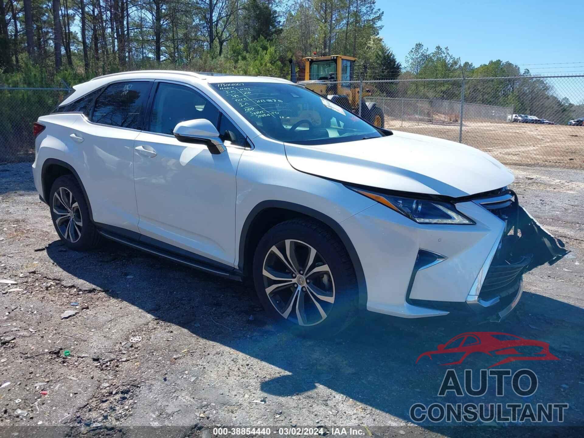 LEXUS RX 2016 - 2T2ZZMCA7GC030178