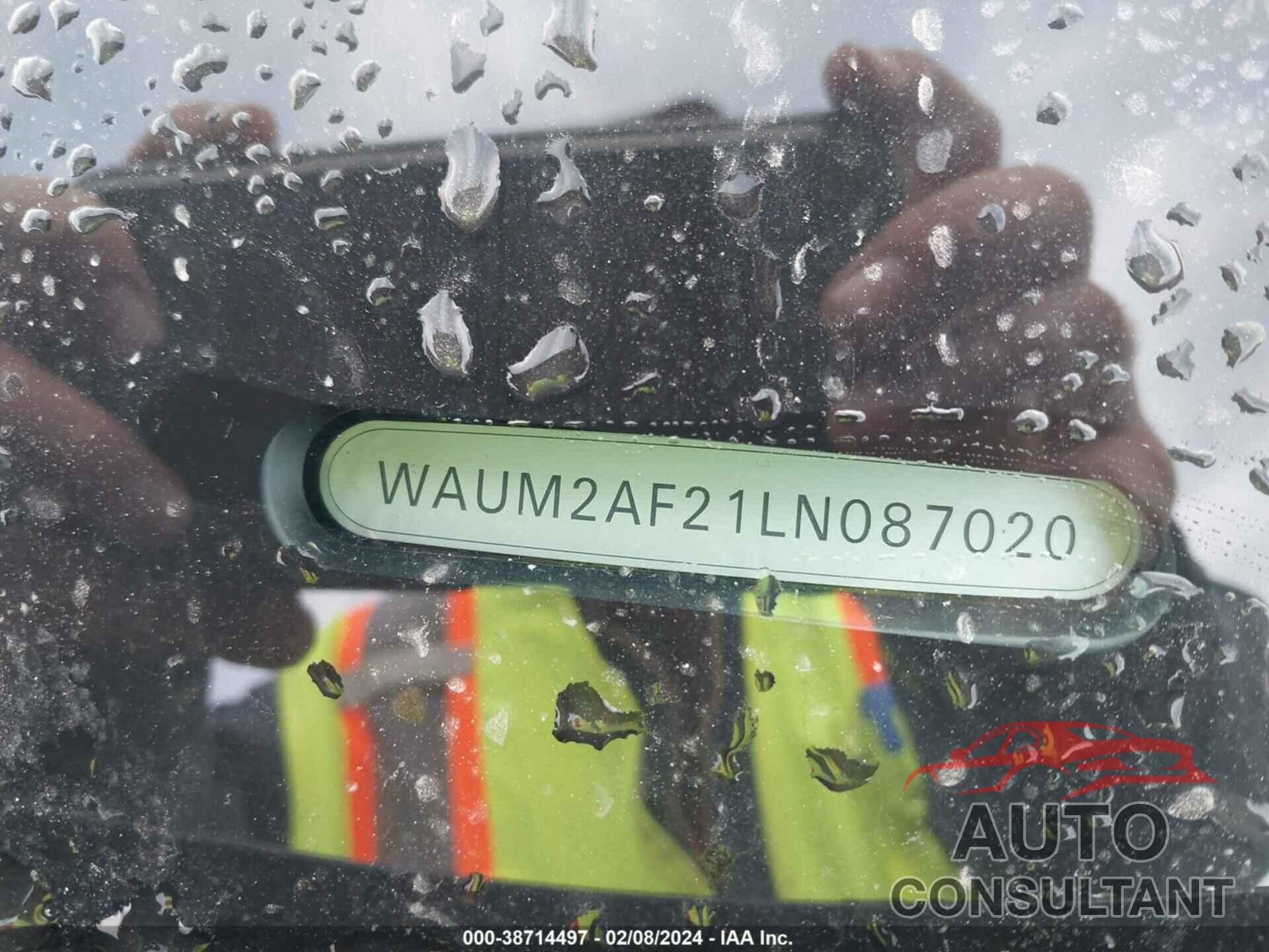 AUDI A6 2020 - WAUM2AF21LN087020