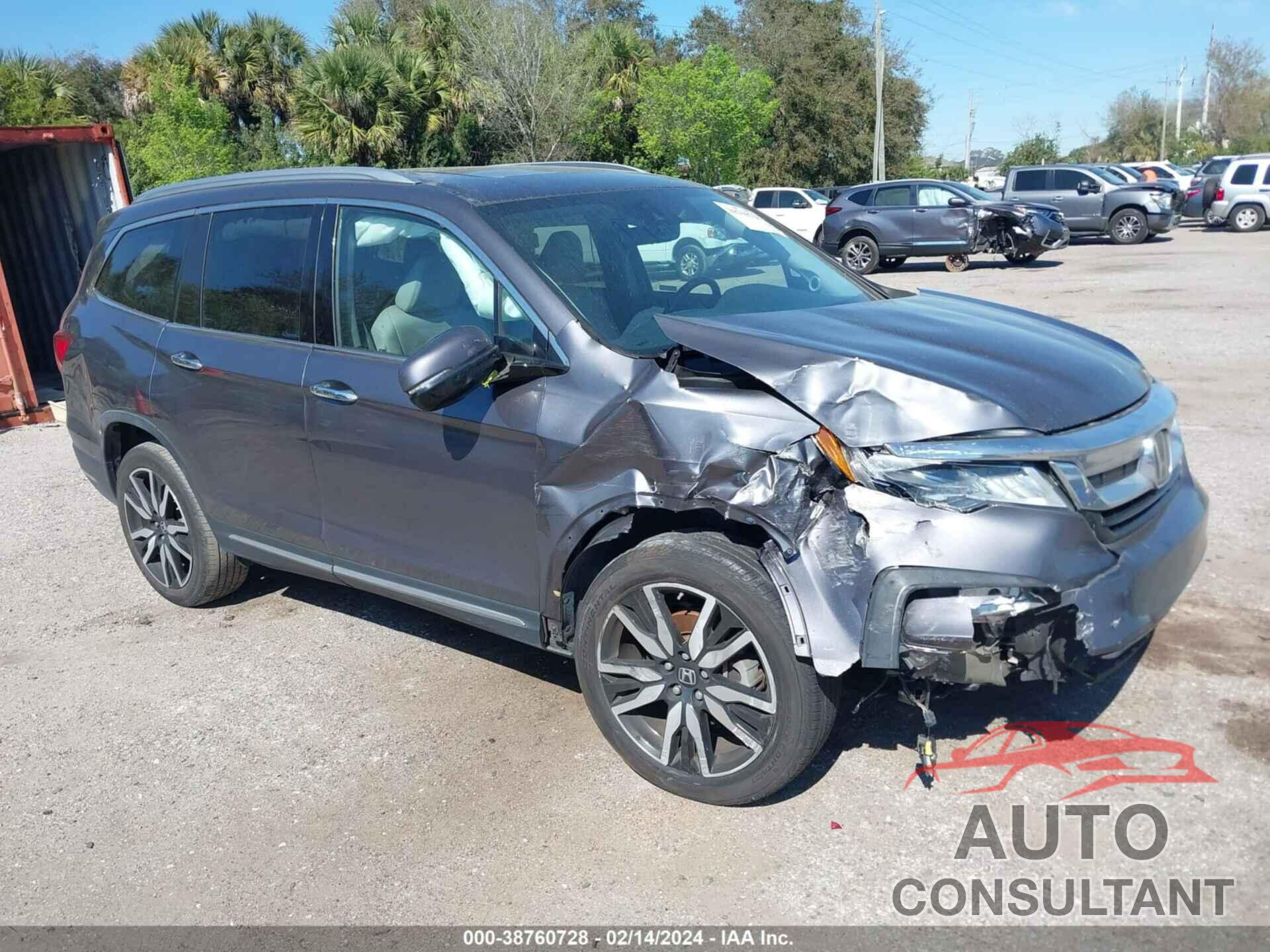HONDA PILOT 2019 - 5FNYF6H64KB001332