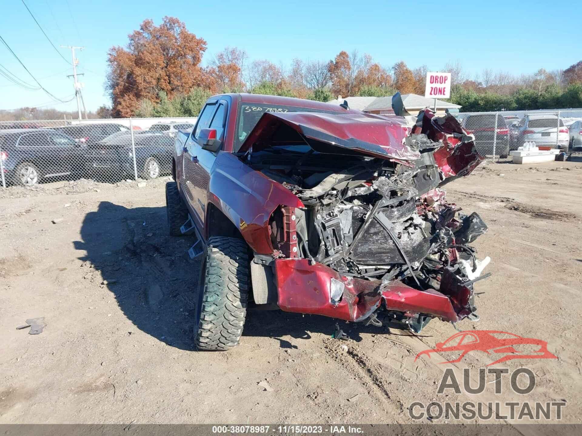 CHEVROLET SILVERADO 1500 2017 - 3GCUKREC1HG255458