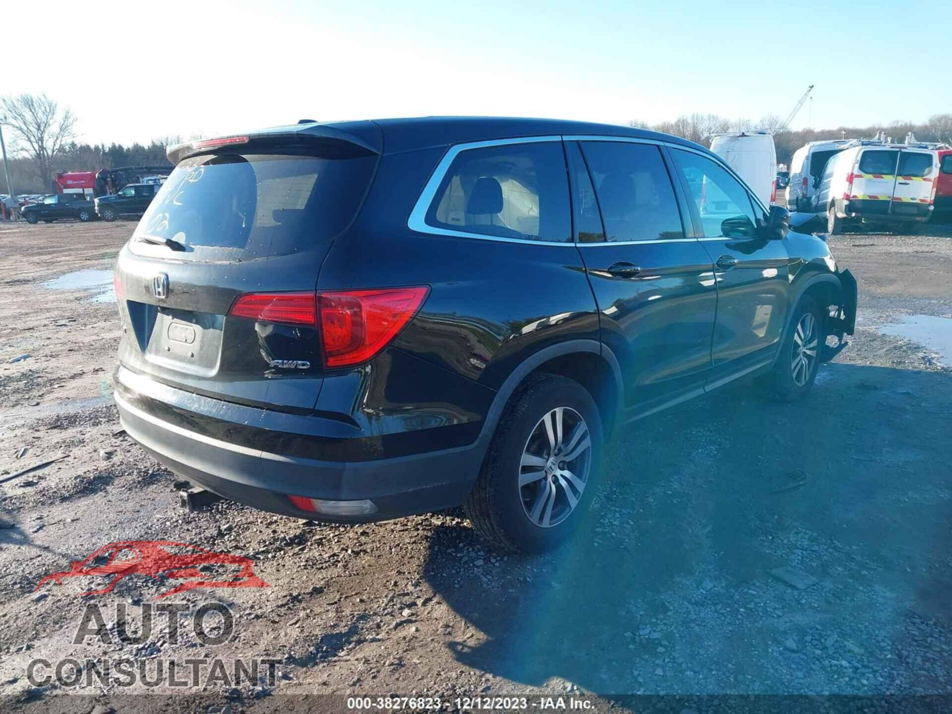 HONDA PILOT 2017 - 5FNYF6H51HB037348