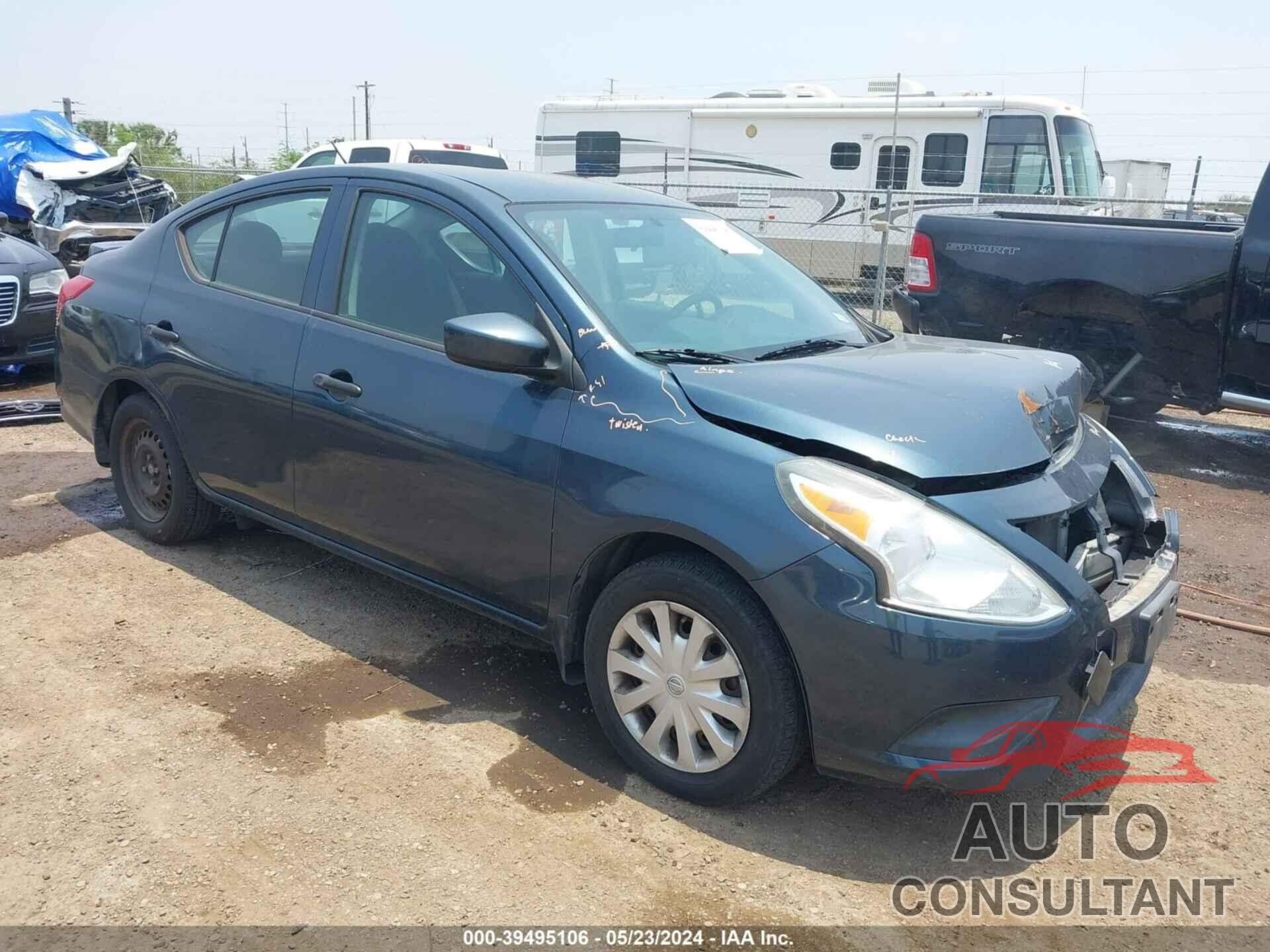 NISSAN VERSA 2016 - 3N1CN7AP2GL839859